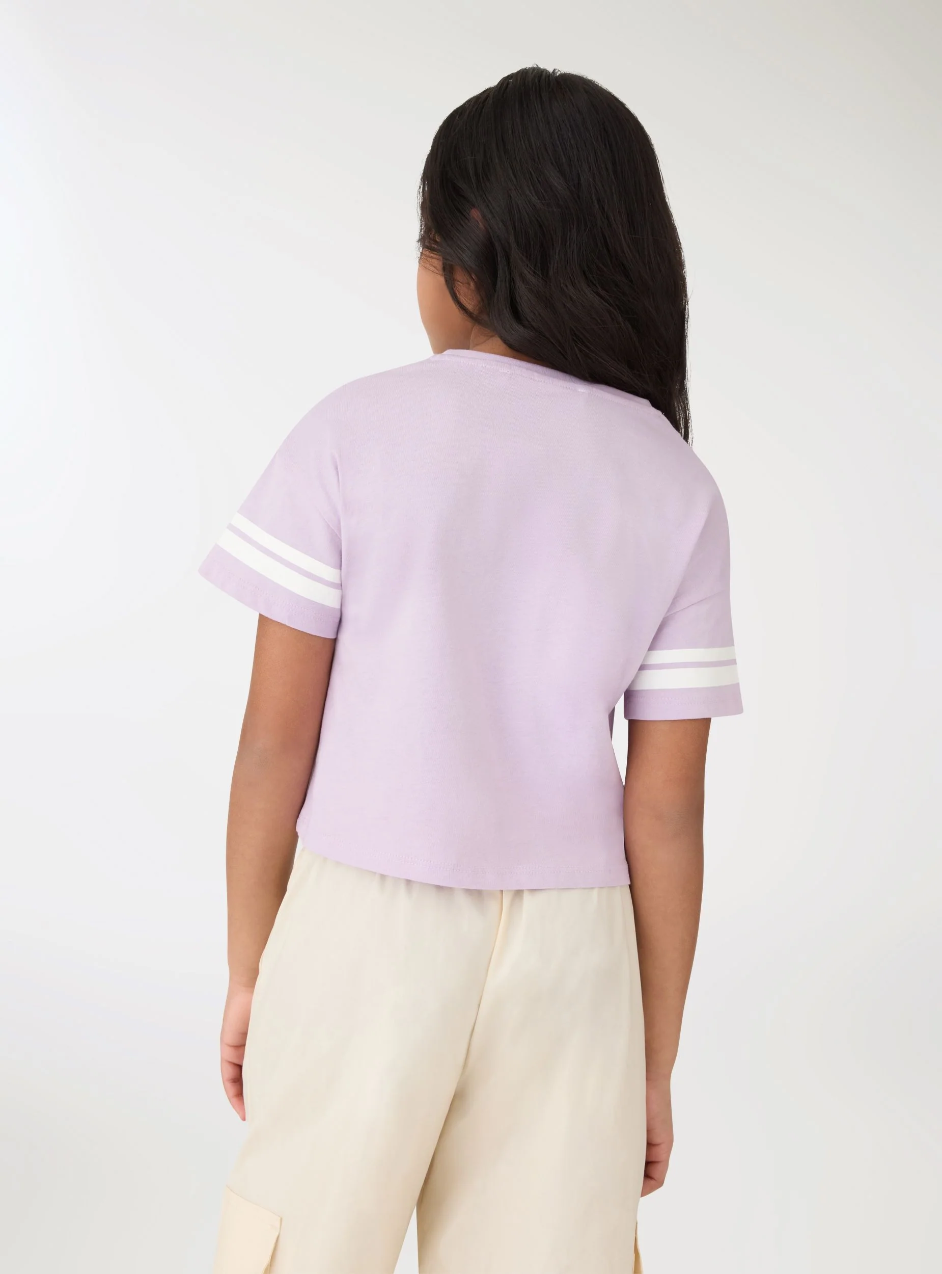 T-shirt con stampa college - Image 3