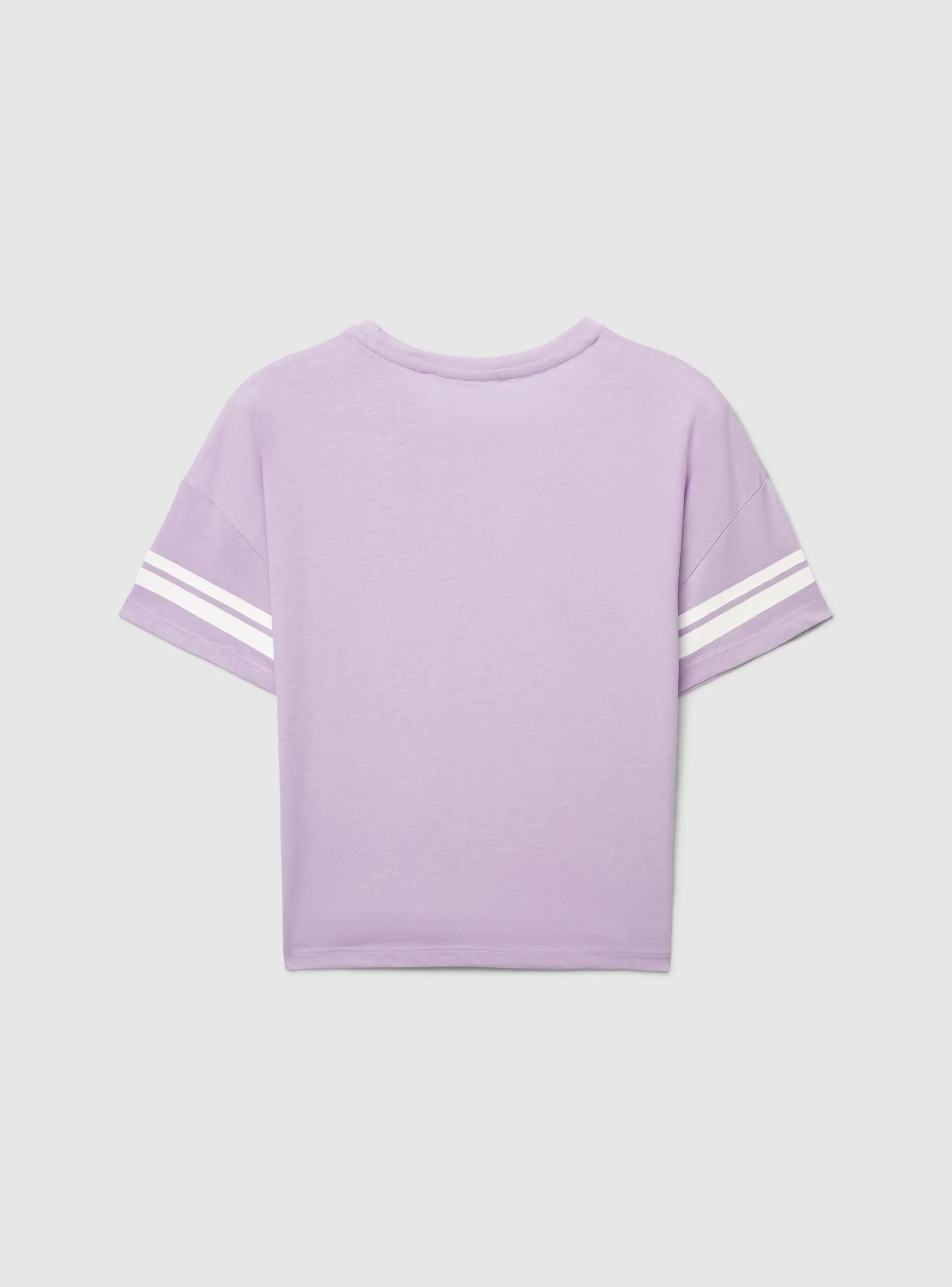 T-shirt con stampa college - Image 5