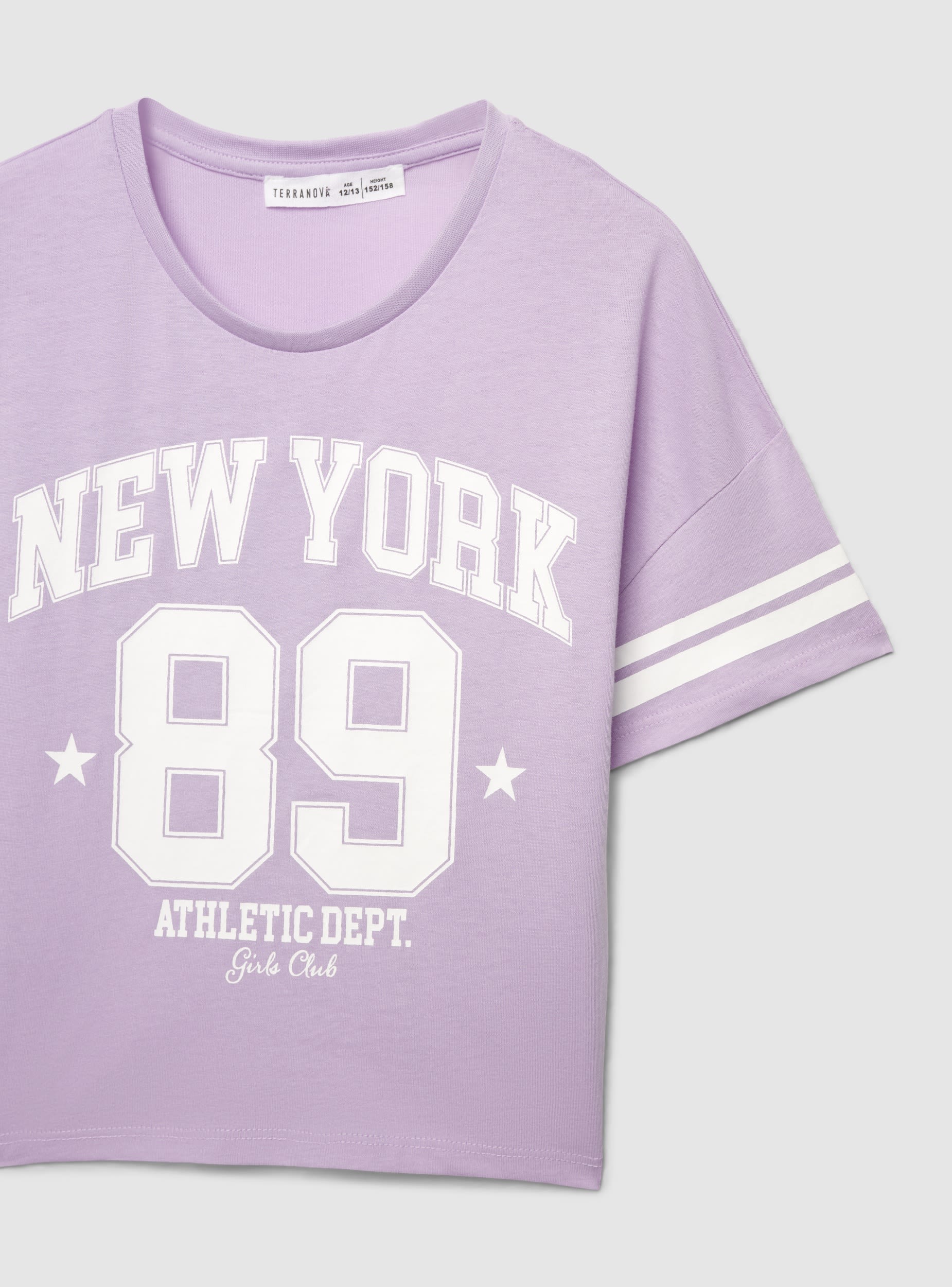 T-shirt con stampa college - Image 6