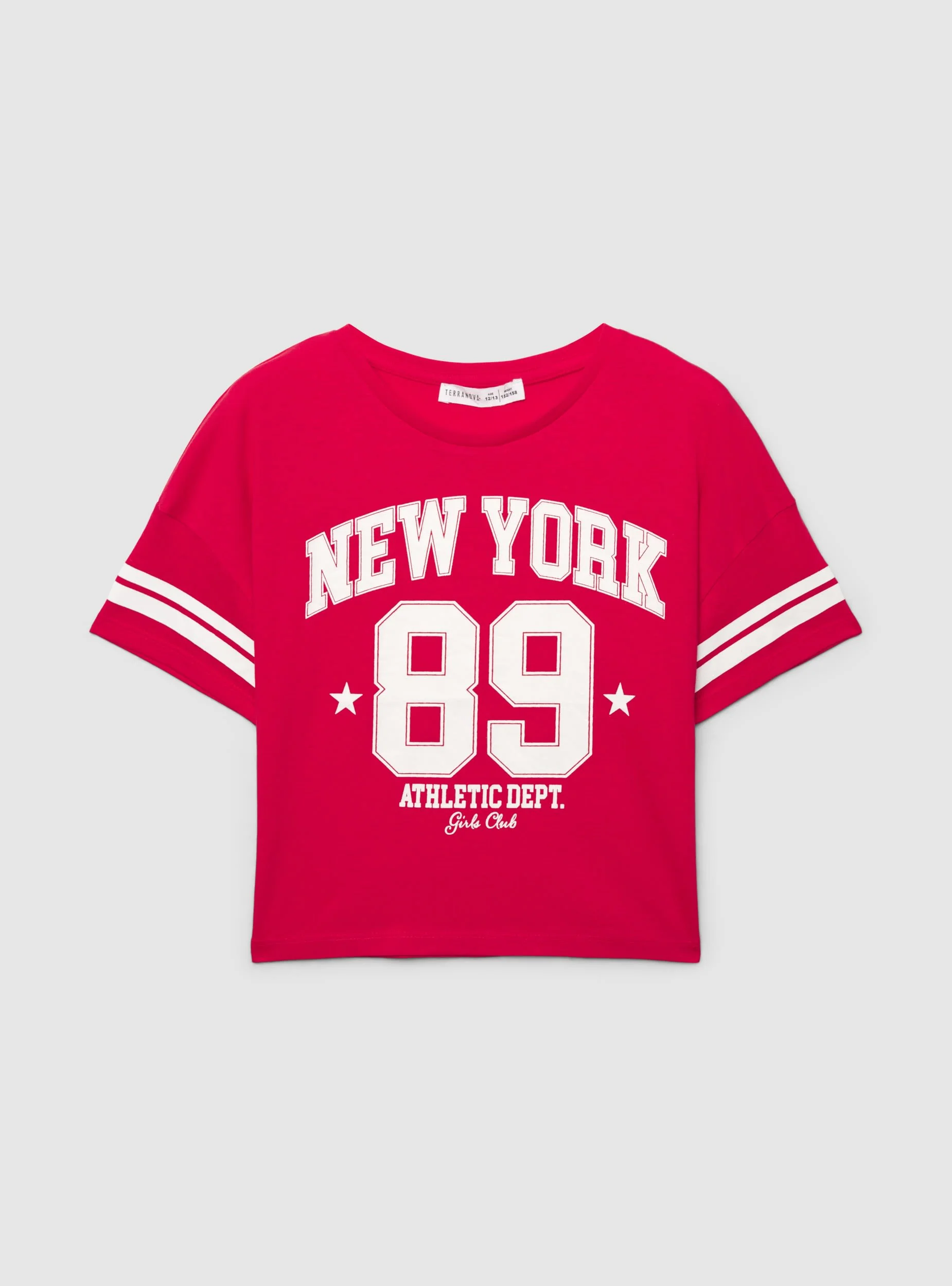 T-shirt con stampa college - Image 4