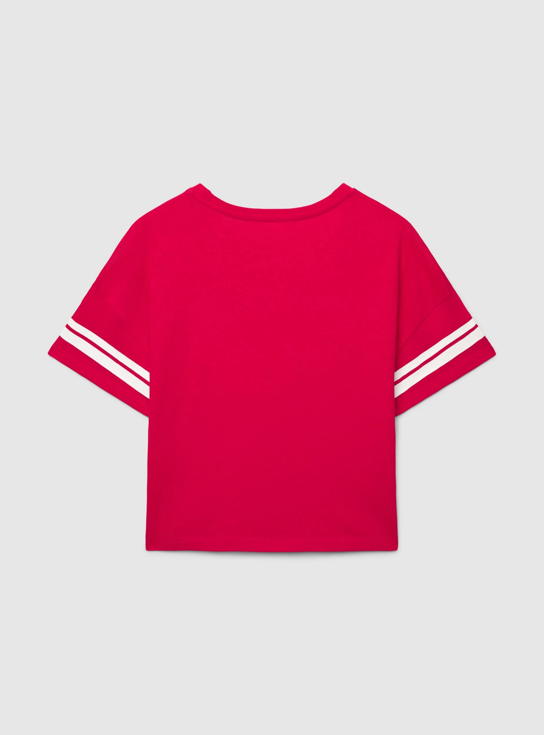 T-shirt con stampa college - Image 5