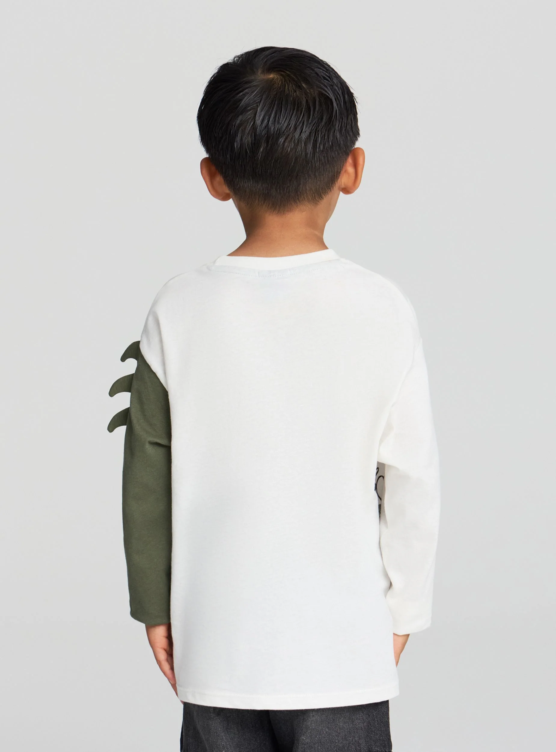 T-shirt con stampa dinosauro