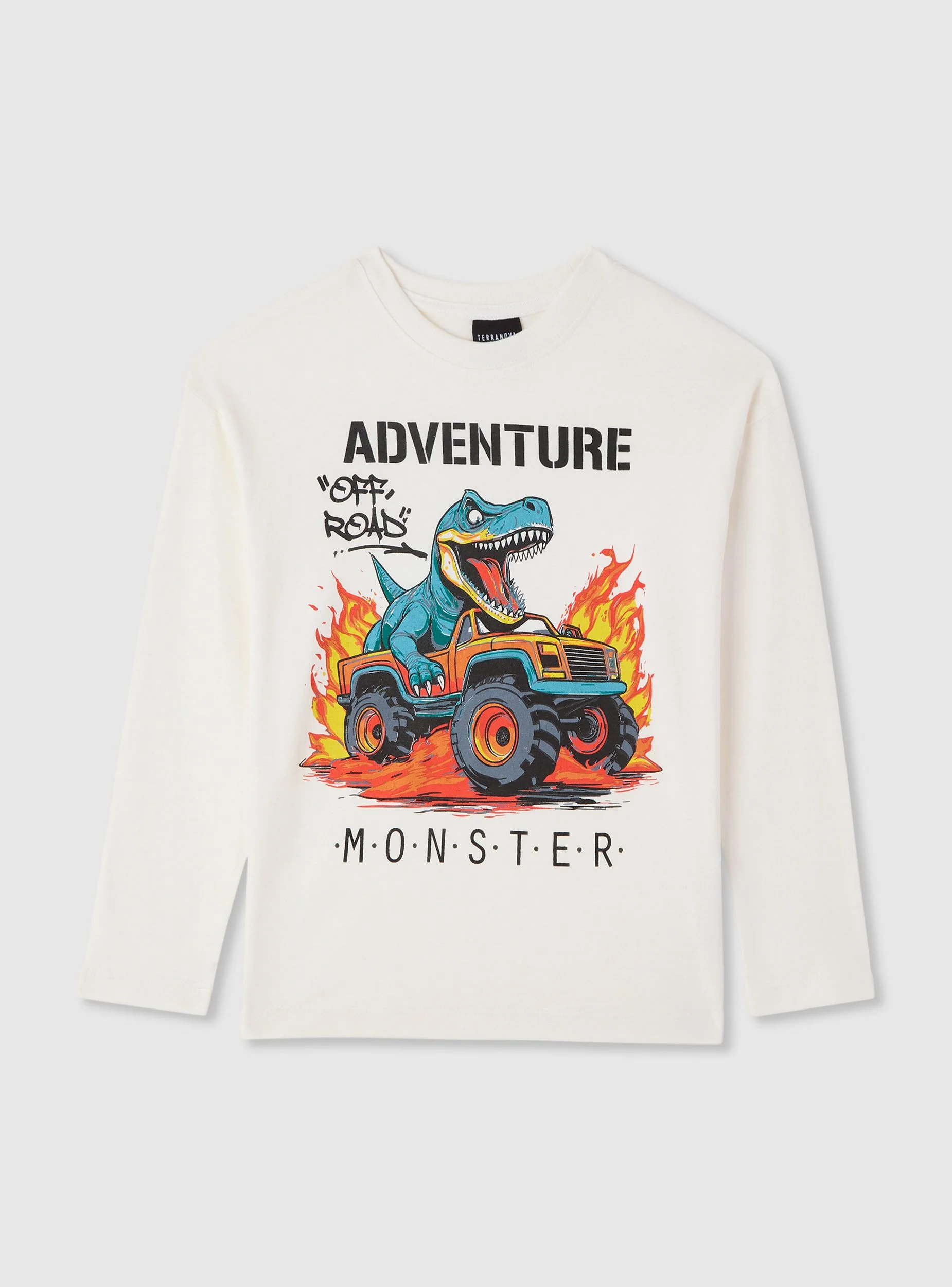 T-shirt con stampa dinosauro - Image 6