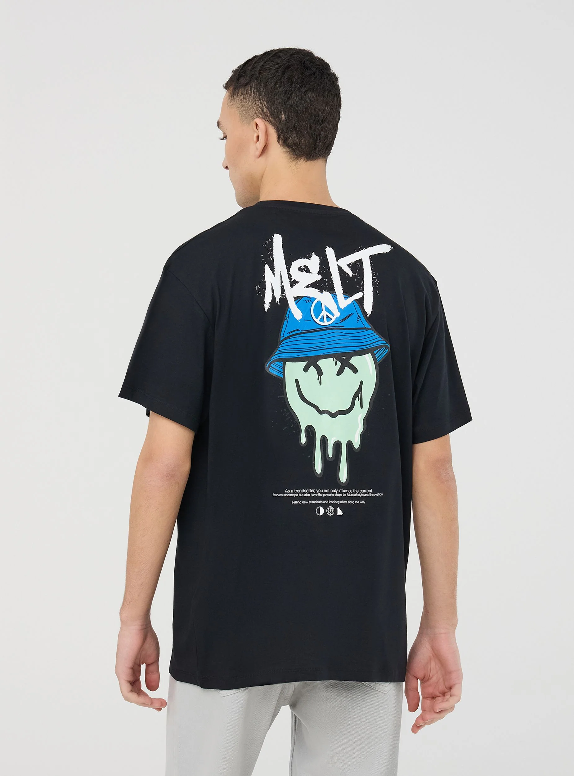 T-shirt con stampa fronte/retro - Image 2