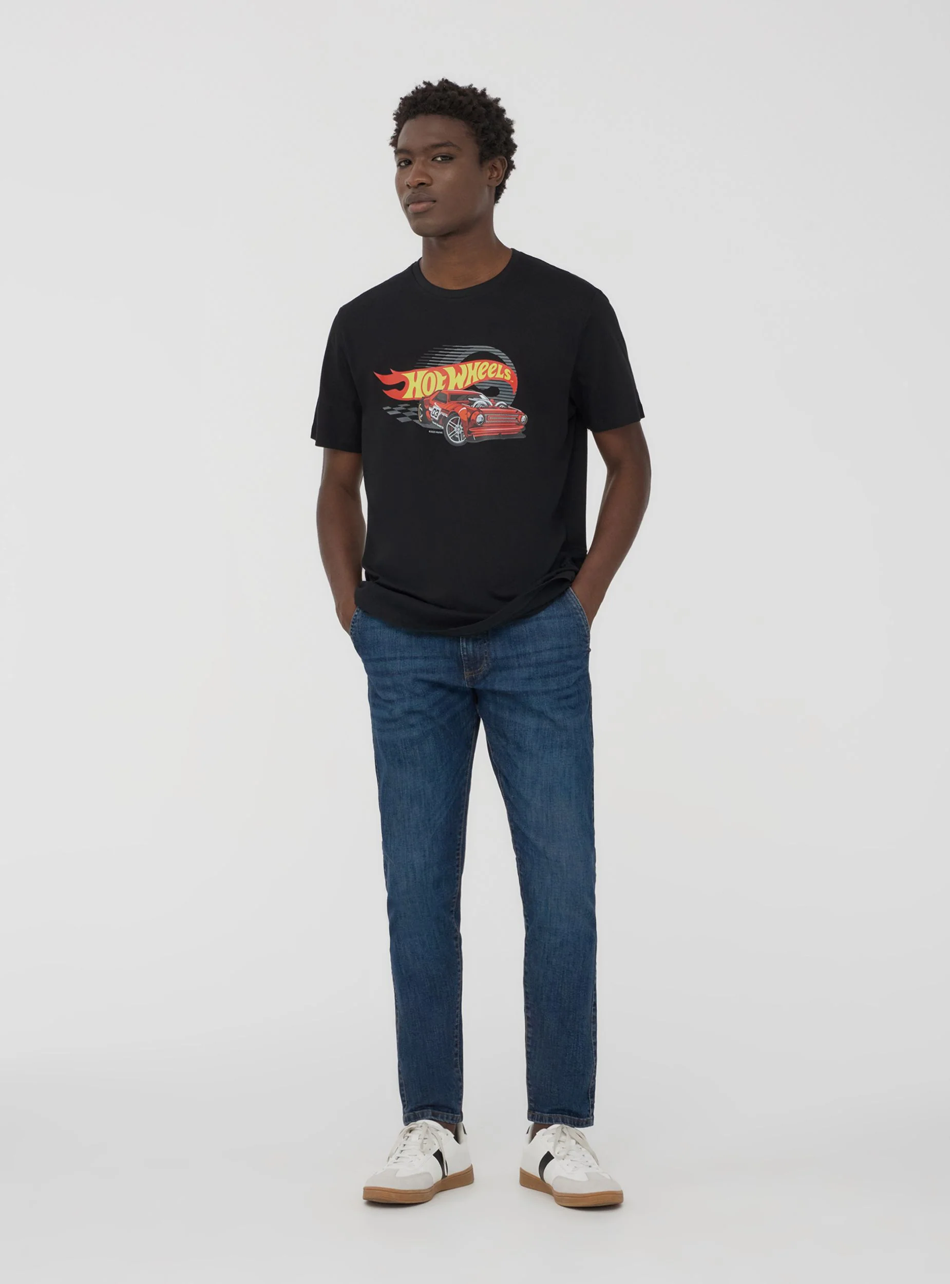 T-shirt con stampa Hot Wheels® uomo - Image 3