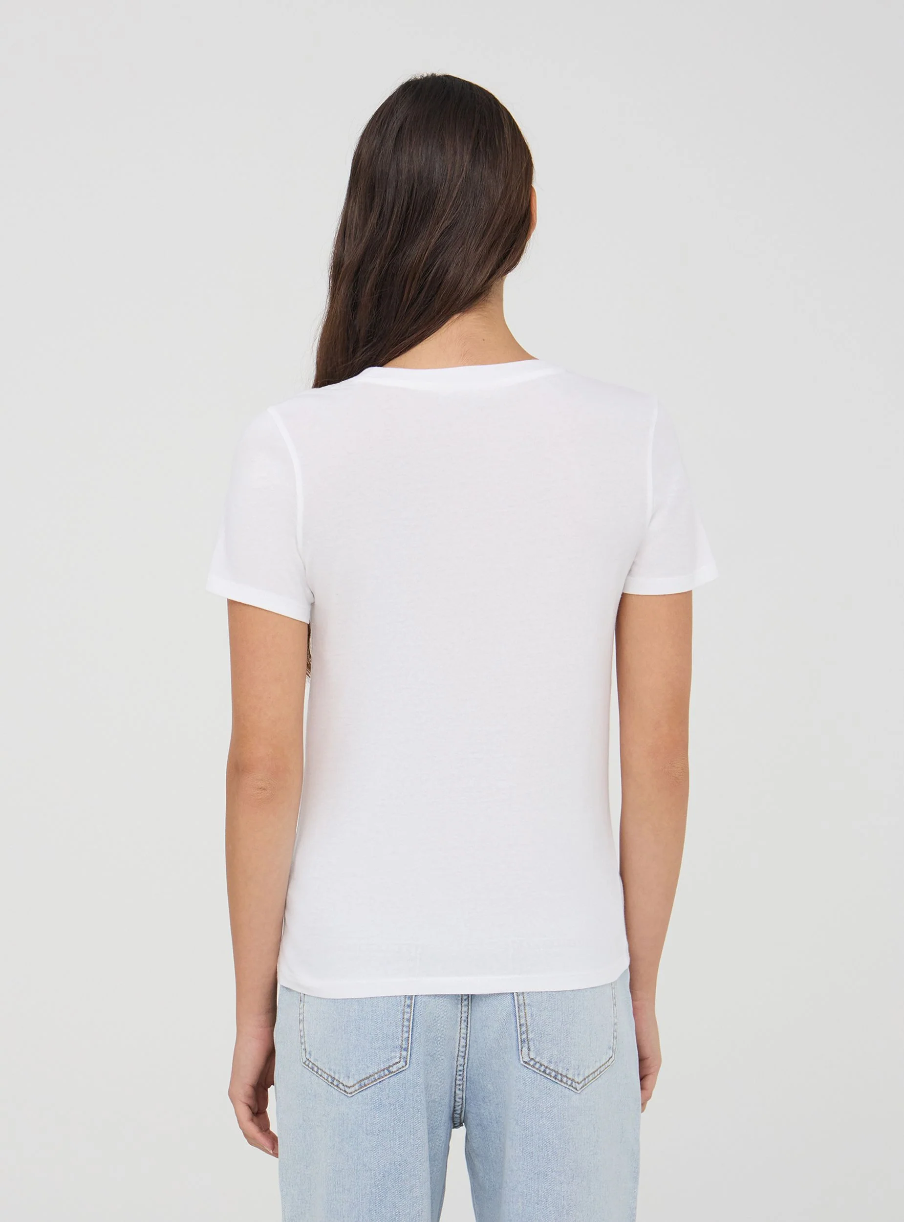 T-shirt con stampa laminata con cuore - Image 3