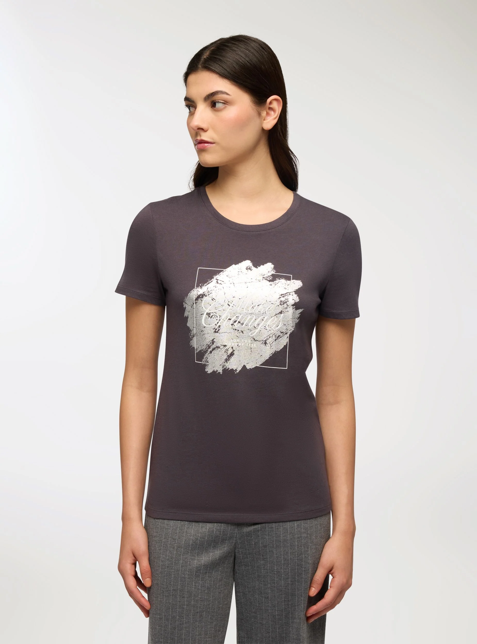 T-shirt con stampa laminata - Image 2