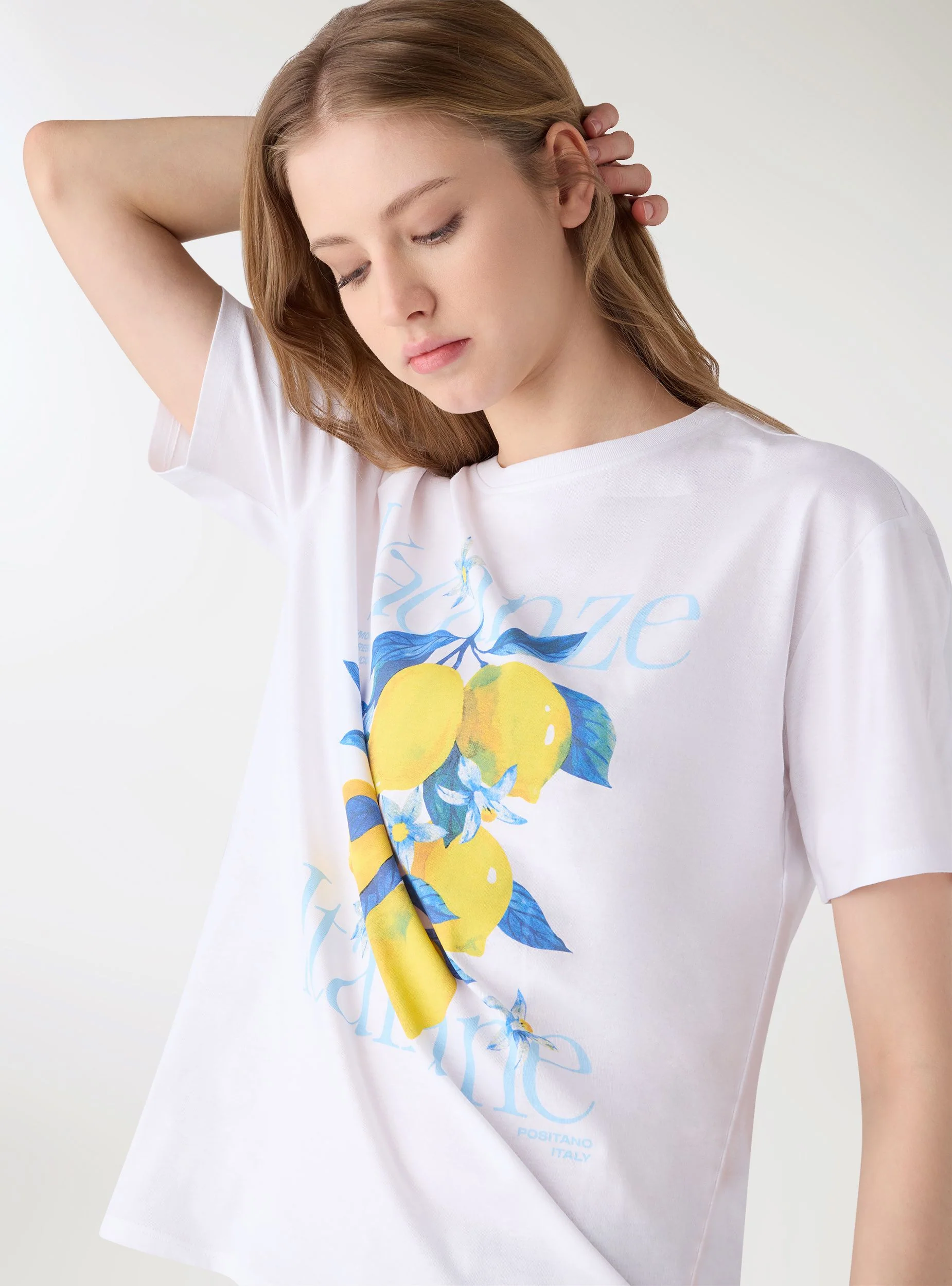 T-shirt con stampa limoni - Image 4