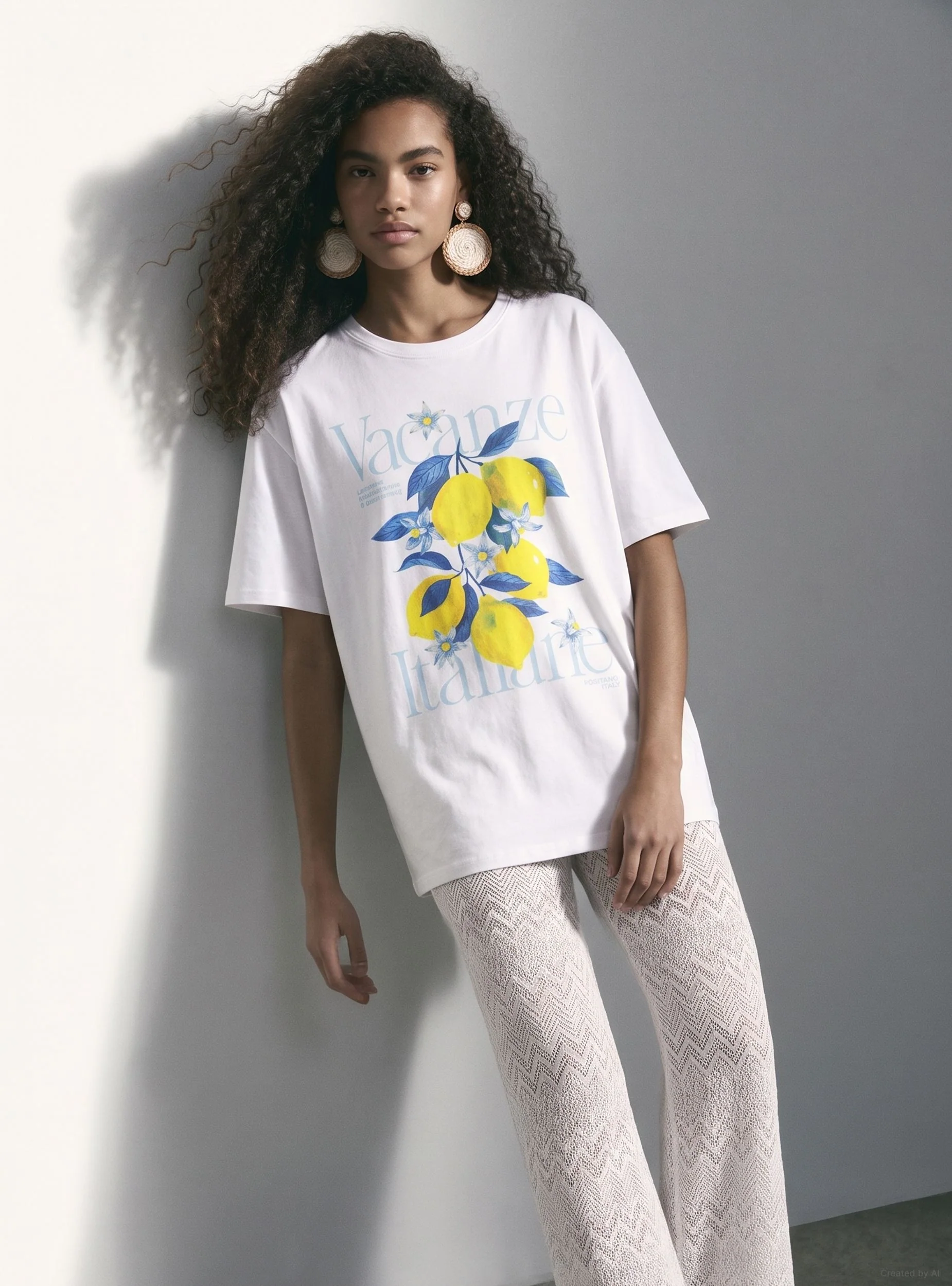 T-shirt con stampa limoni - Image 8