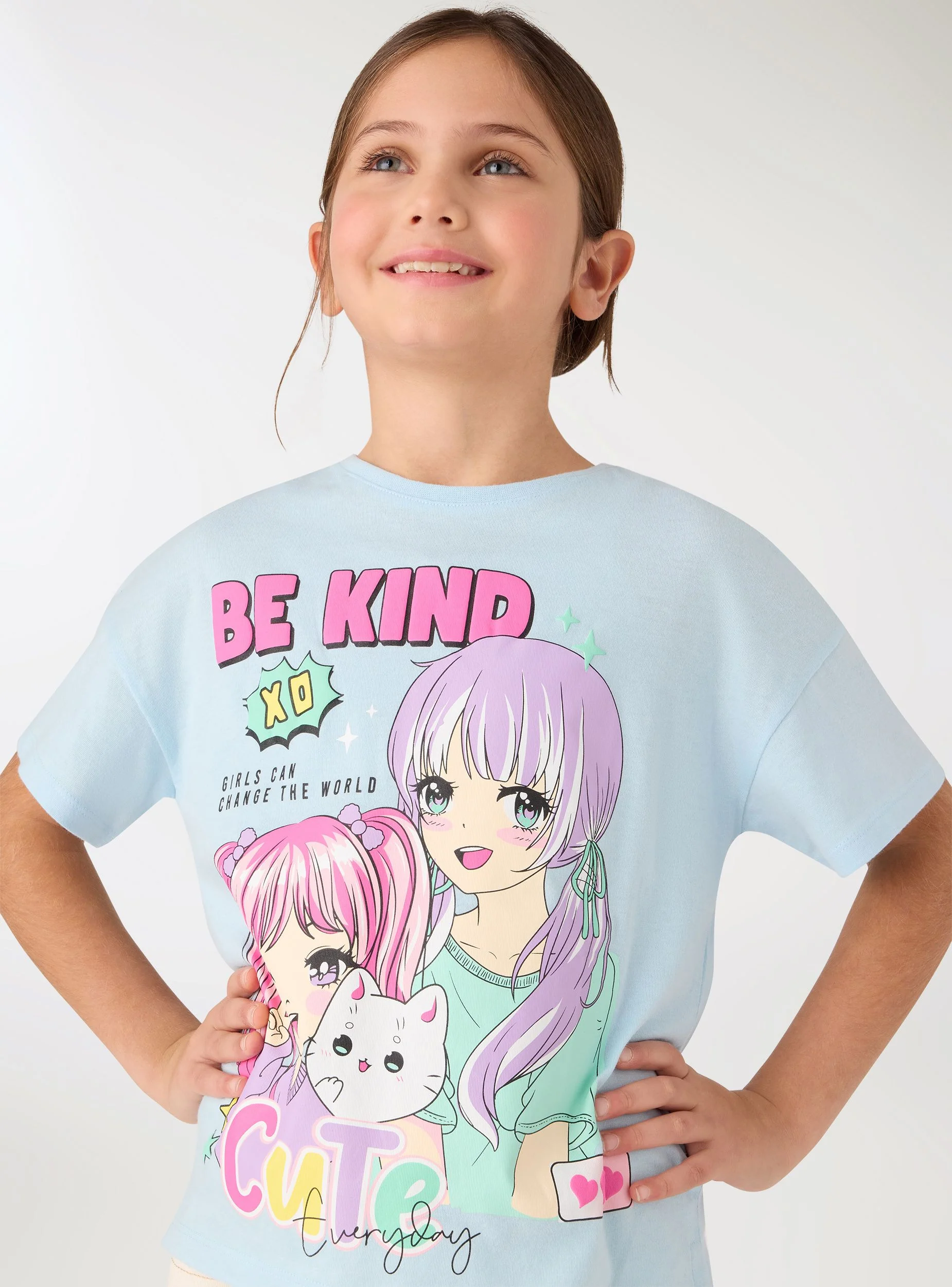 T-shirt con stampa manga - Image 7