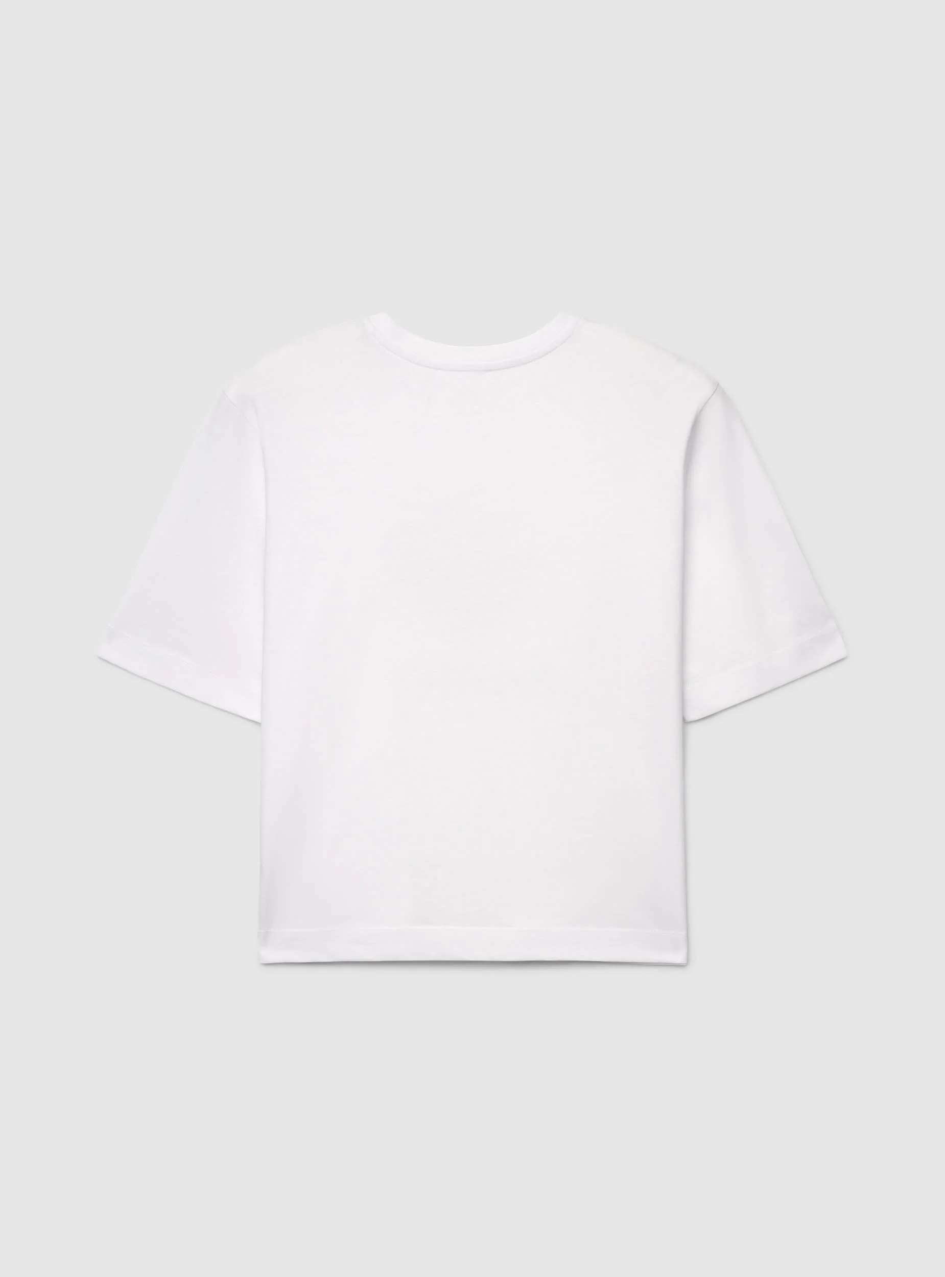T-shirt con stampa marina e strass - Image 6