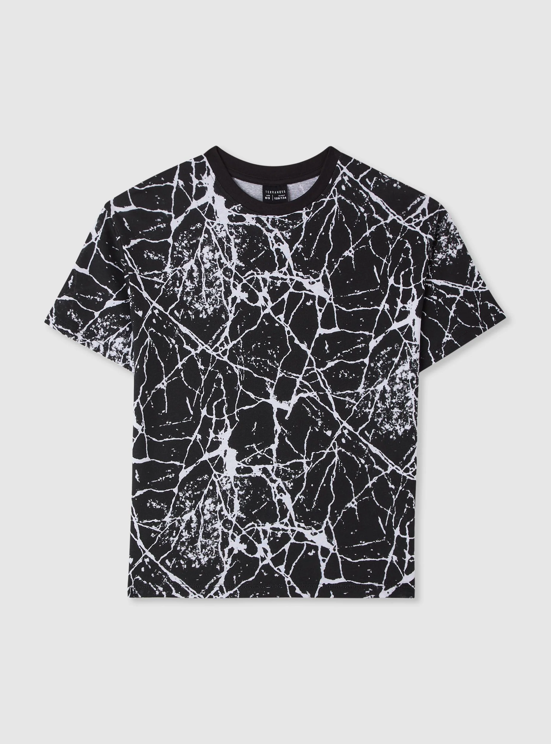 T-shirt con stampa marmo all-over - Image 7