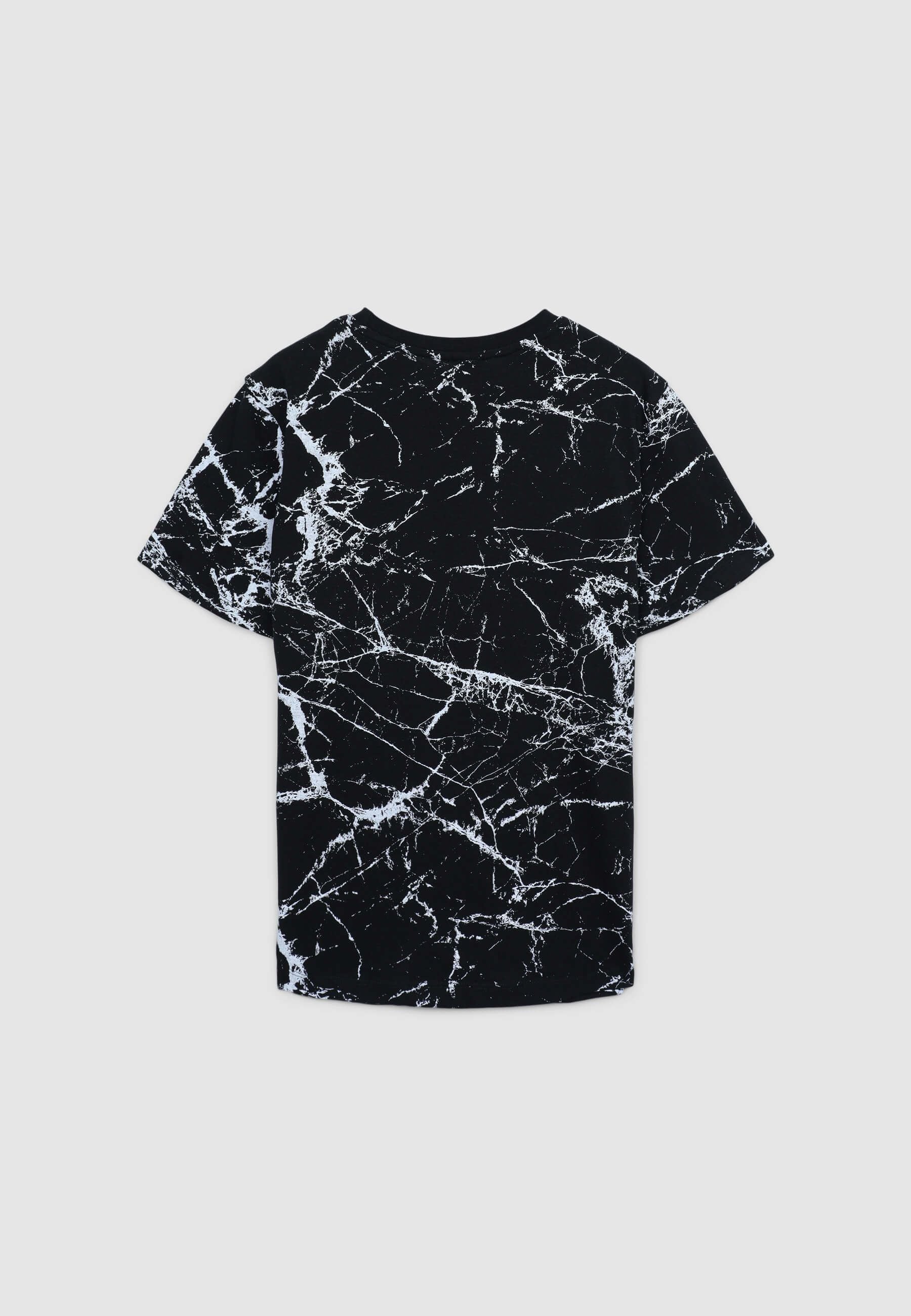 T-shirt con stampa marmorizzata all-over - Image 4
