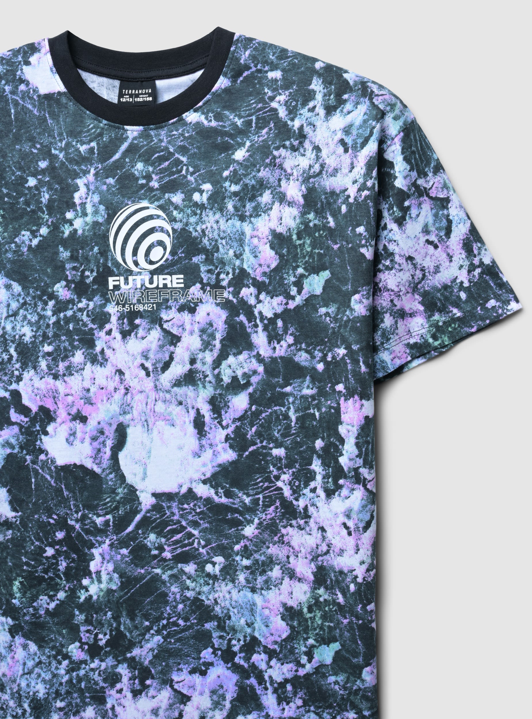 T-shirt con stampa marmorizzata - Image 5