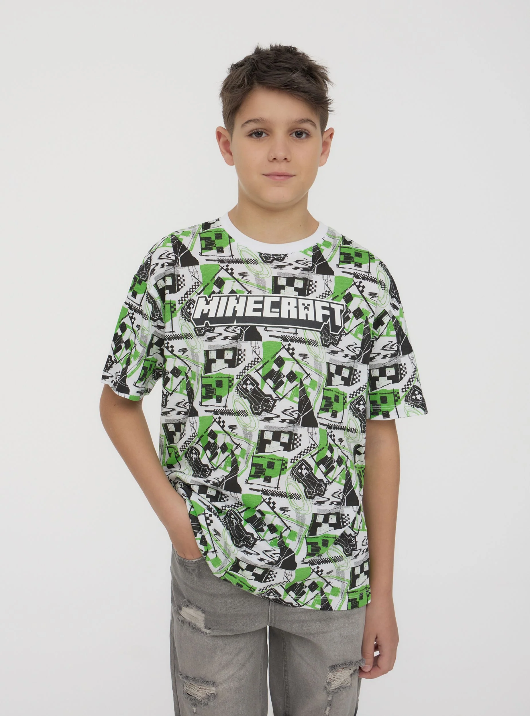 T-shirt con stampa Minecraft® all-over - Image 7