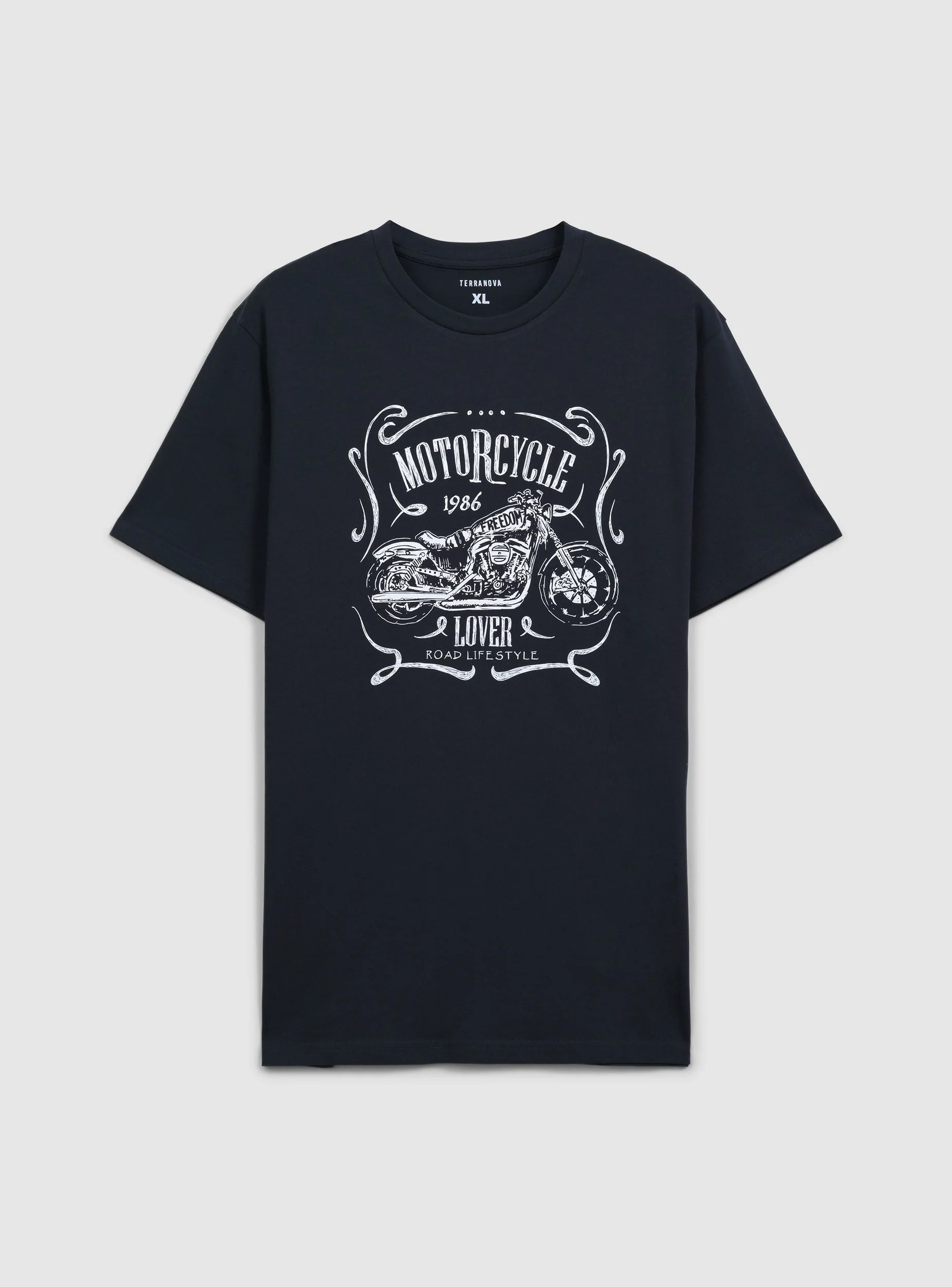 T-shirt con stampa moto - Image 4