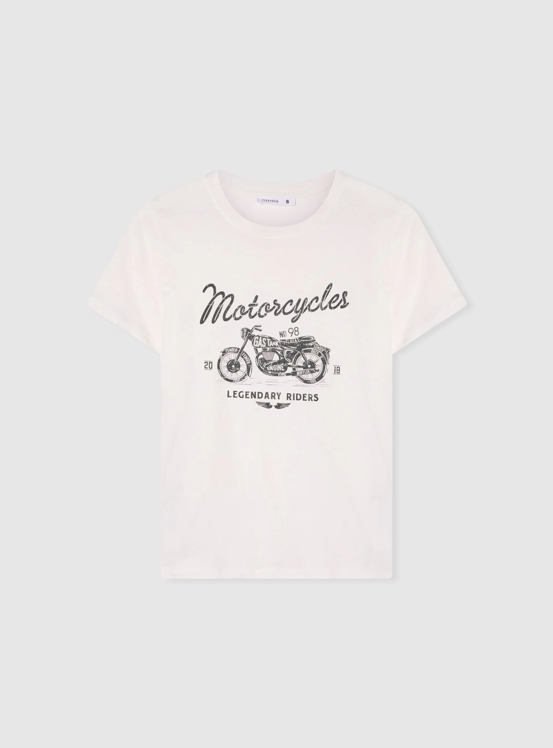 T-shirt con stampa moto - Image 5