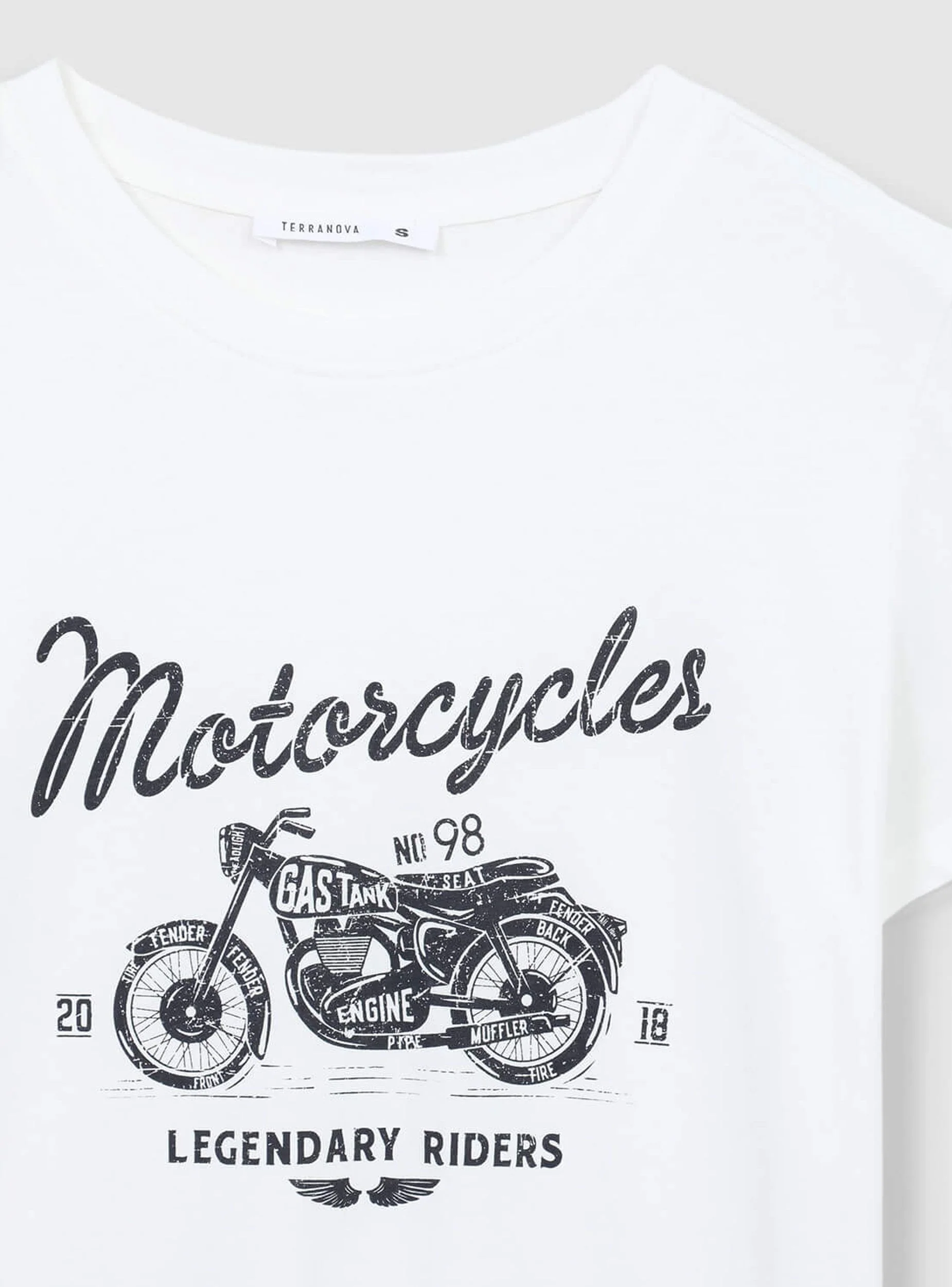 T-shirt con stampa moto - Image 7