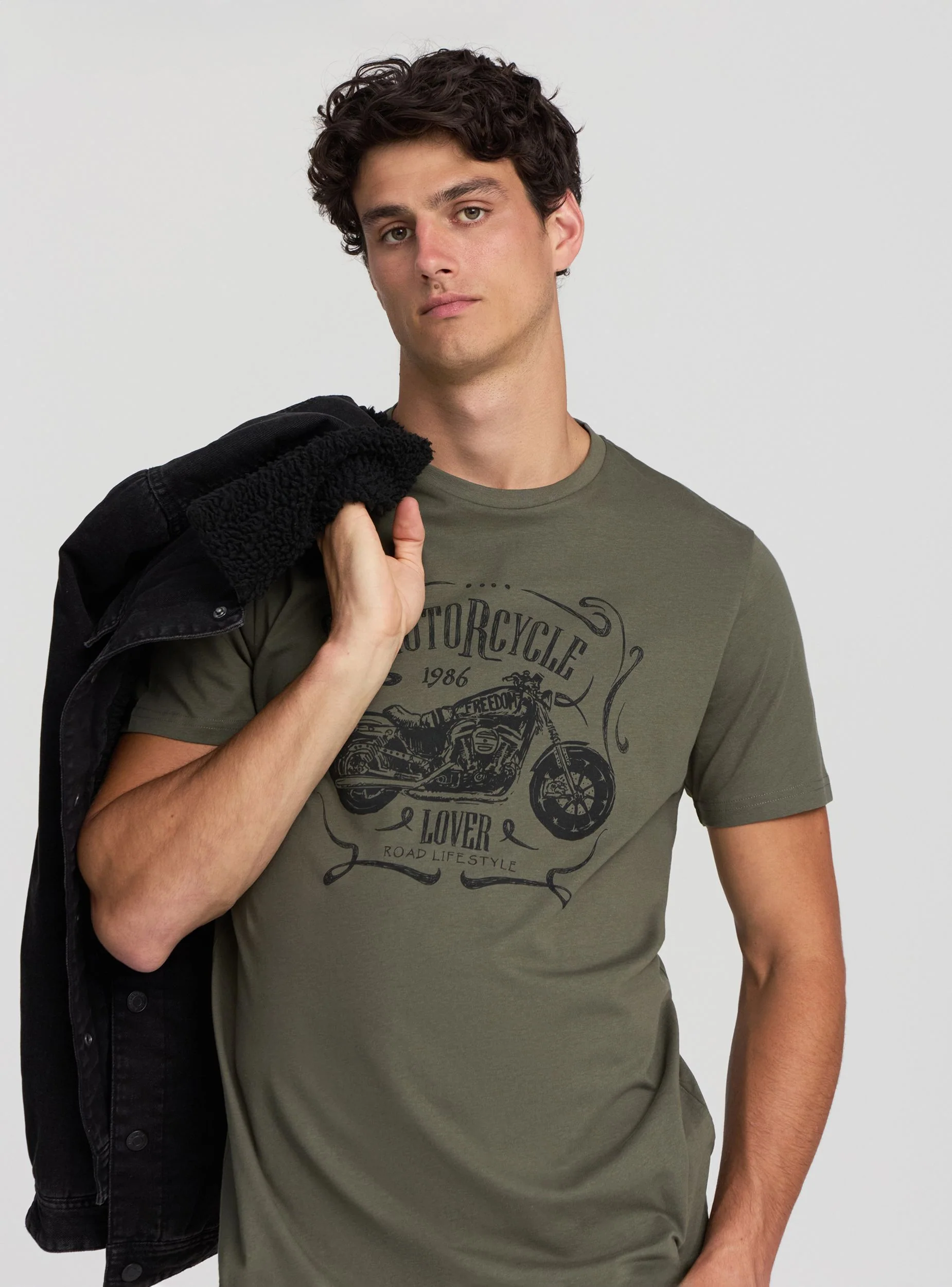 T-shirt con stampa moto - Image 4