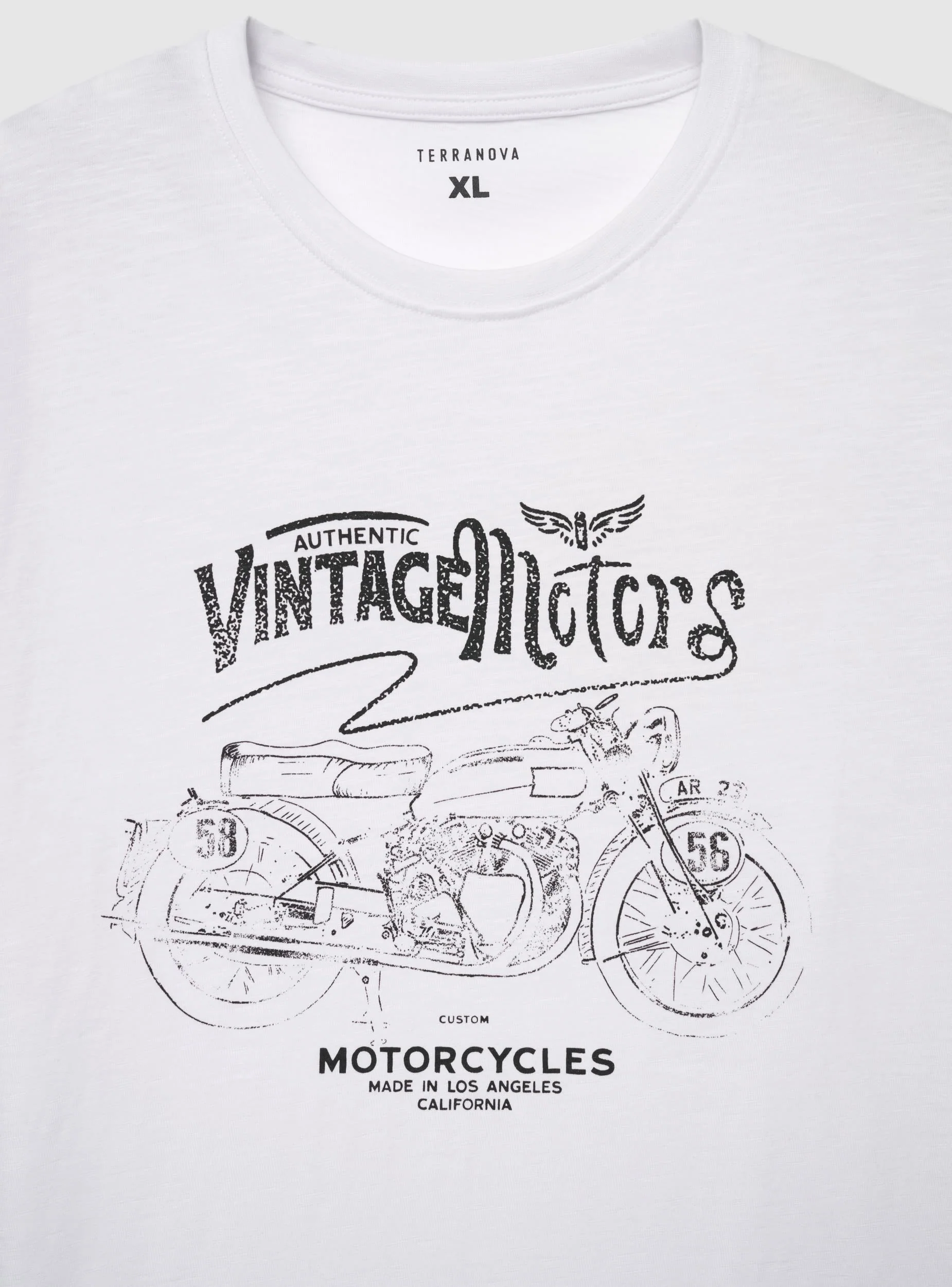 T-shirt con stampa moto vintage - Image 6