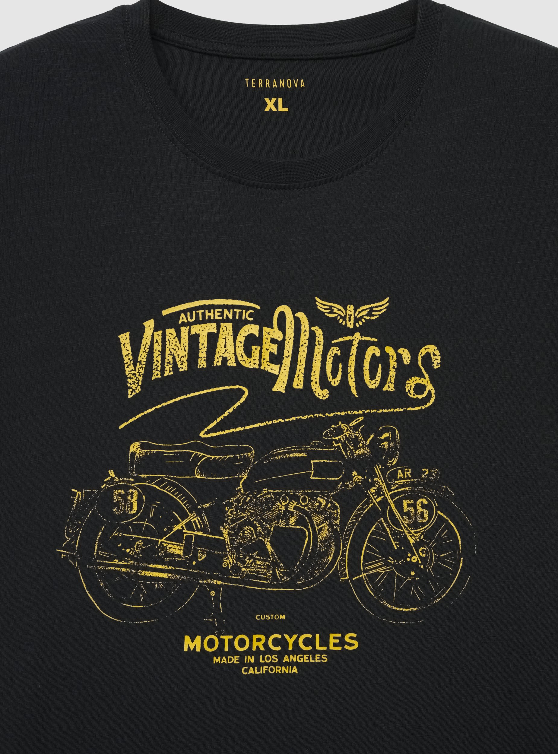 T-shirt con stampa moto vintage - Image 5