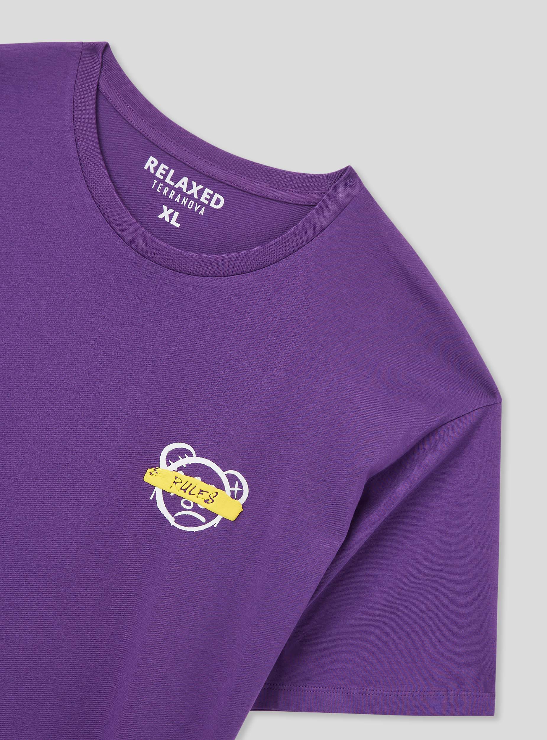 T-shirt con stampa orsetto fronte/retro - Image 7