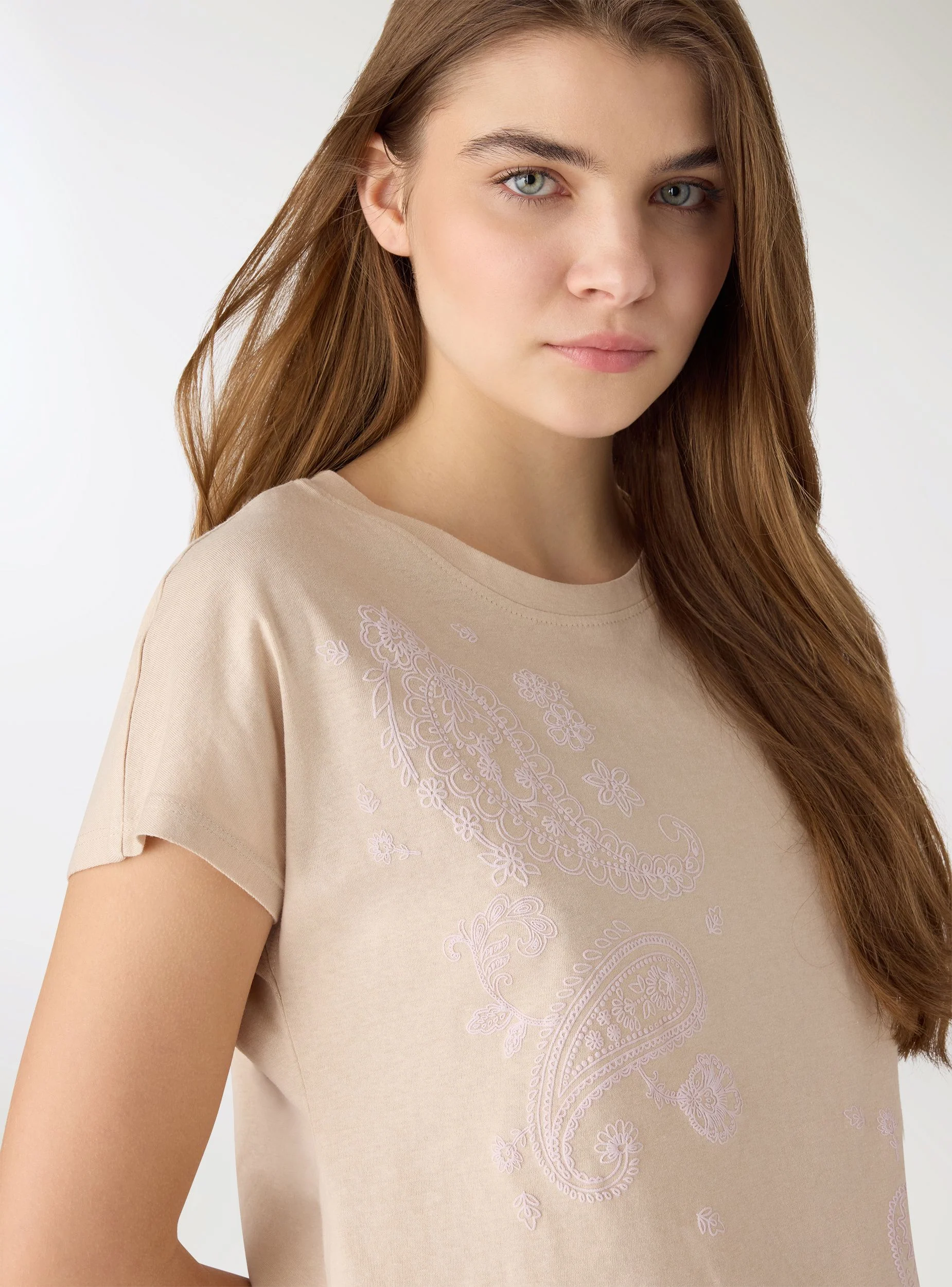 T-shirt con stampa paisley - Image 4