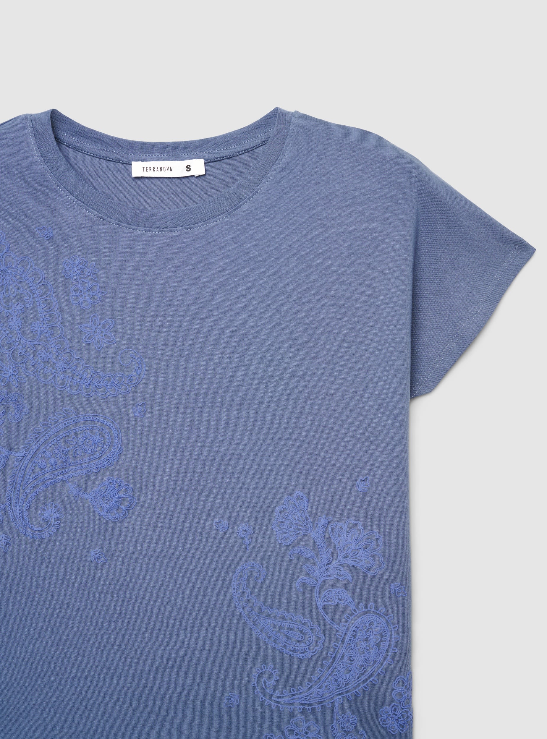 T-shirt con stampa paisley - Image 5