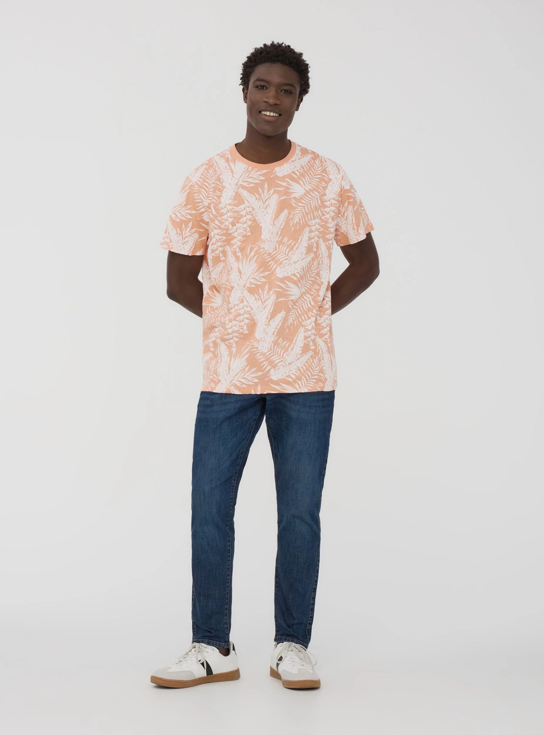 T-shirt con stampa palme all-over - Image 3