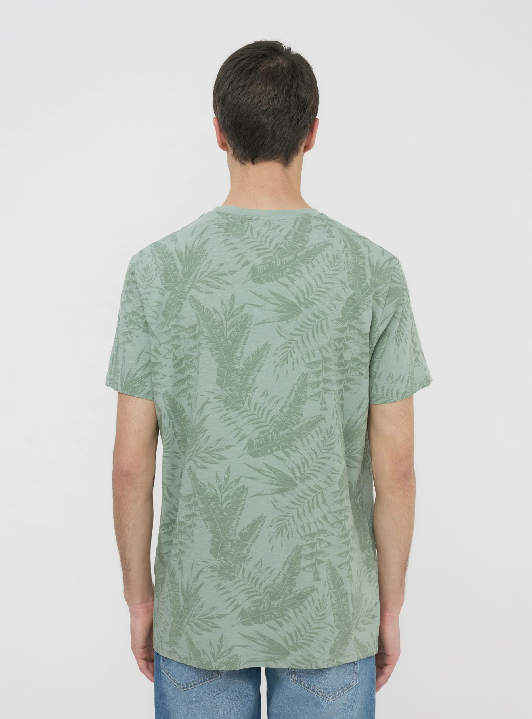 T-shirt con stampa palme all-over - Image 2