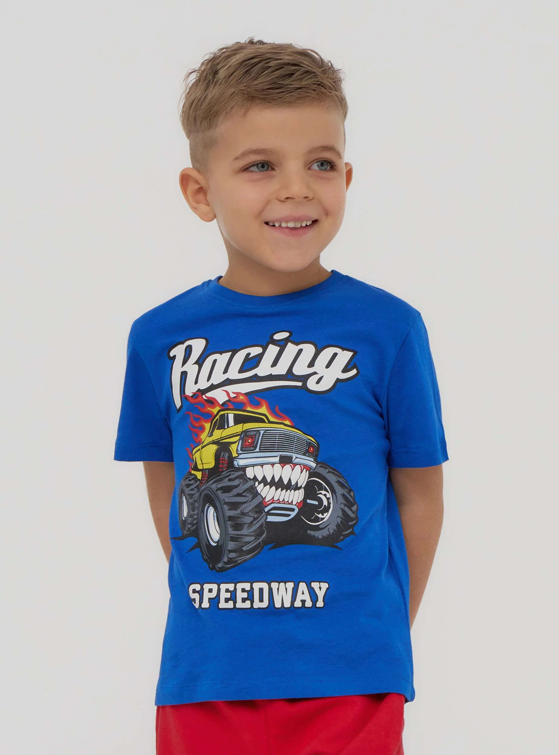 T-shirt con stampa racing - Image 3