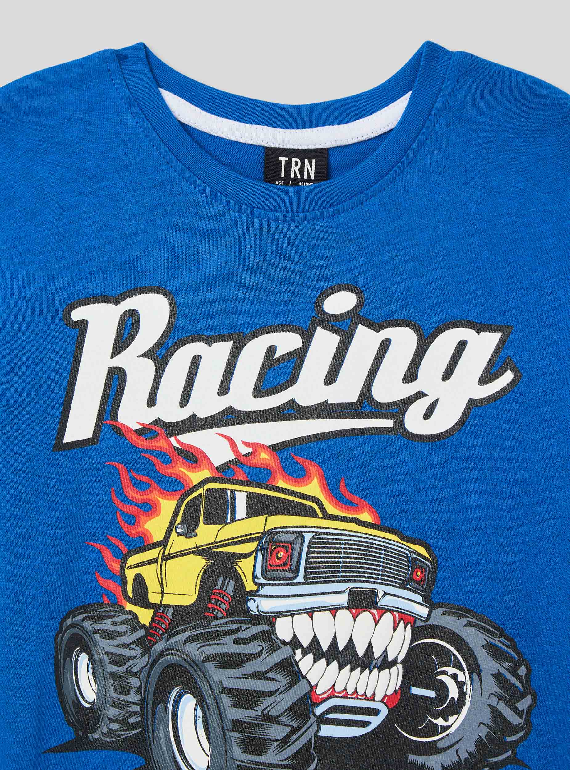 T-shirt con stampa racing - Image 6