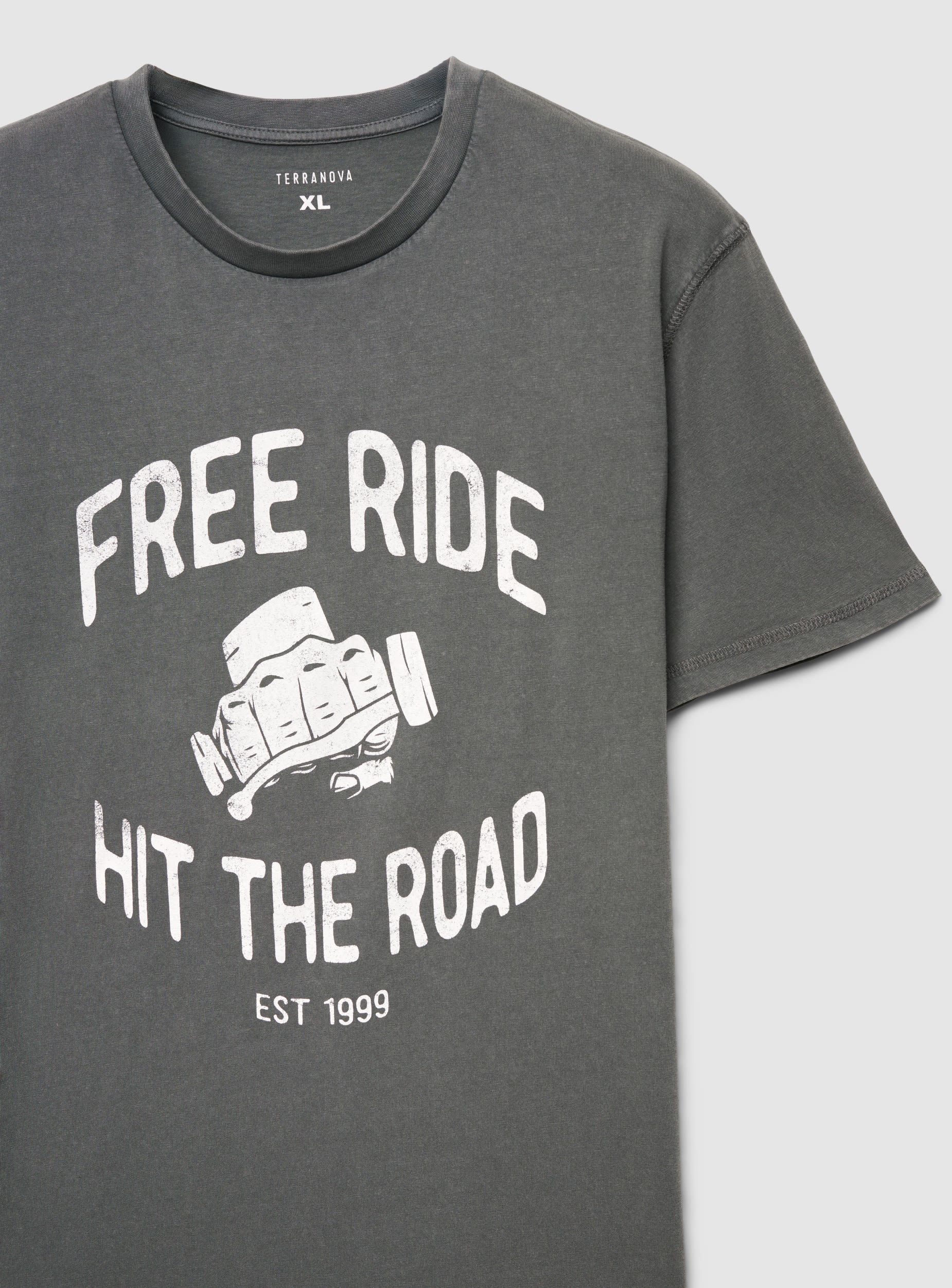 T-shirt con stampa scritta - Image 7