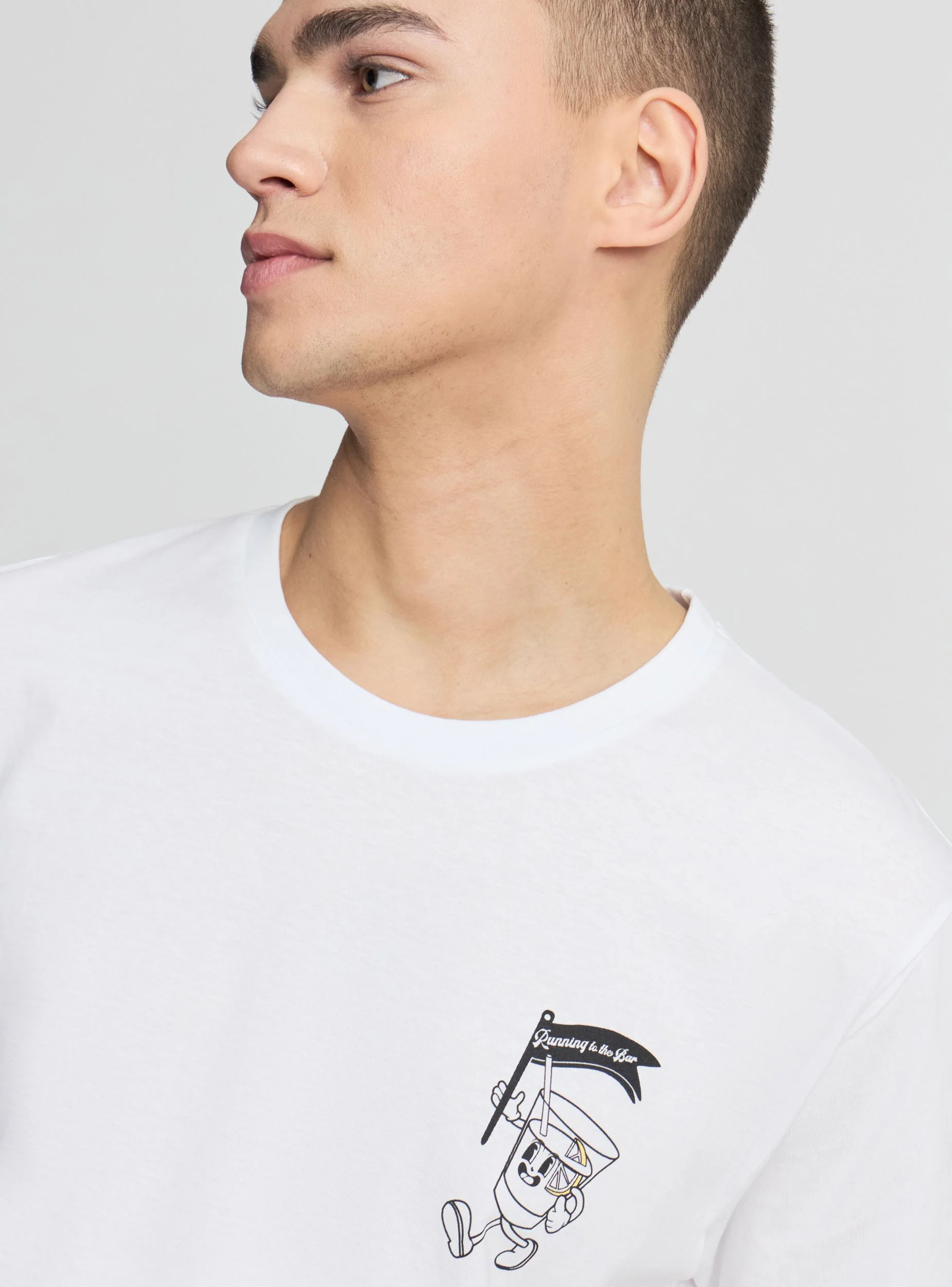 T-shirt con stampa simpatica