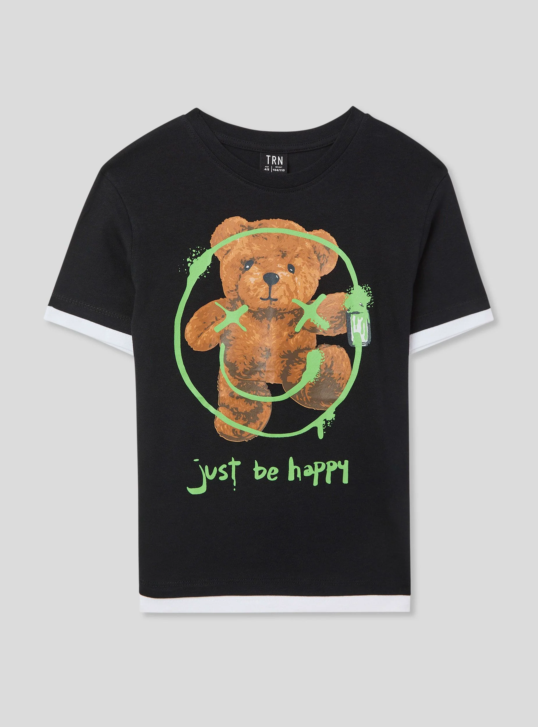 T-shirt con stampa simpatico orsetto - Image 5