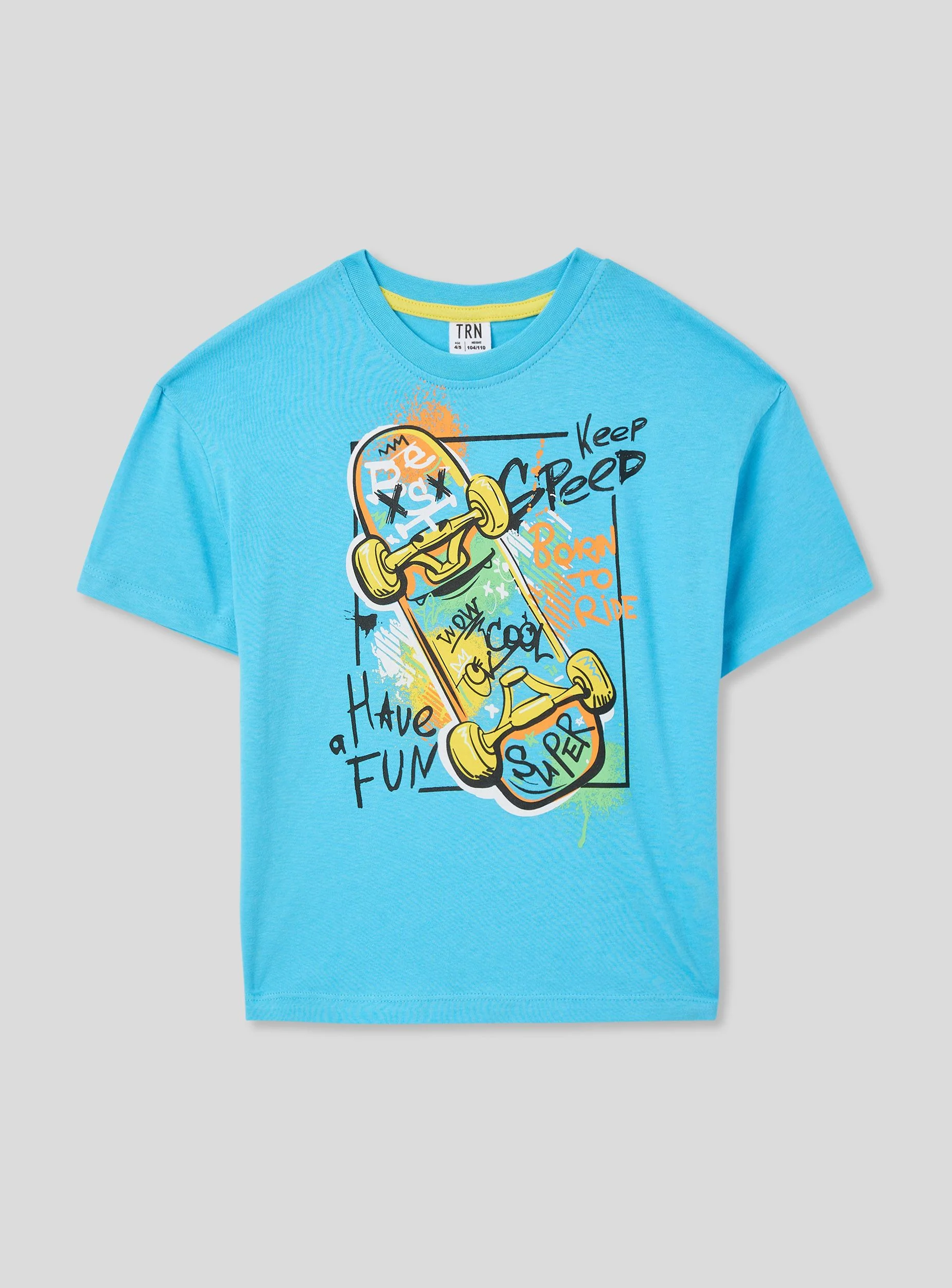T-shirt con stampa skate - Image 5