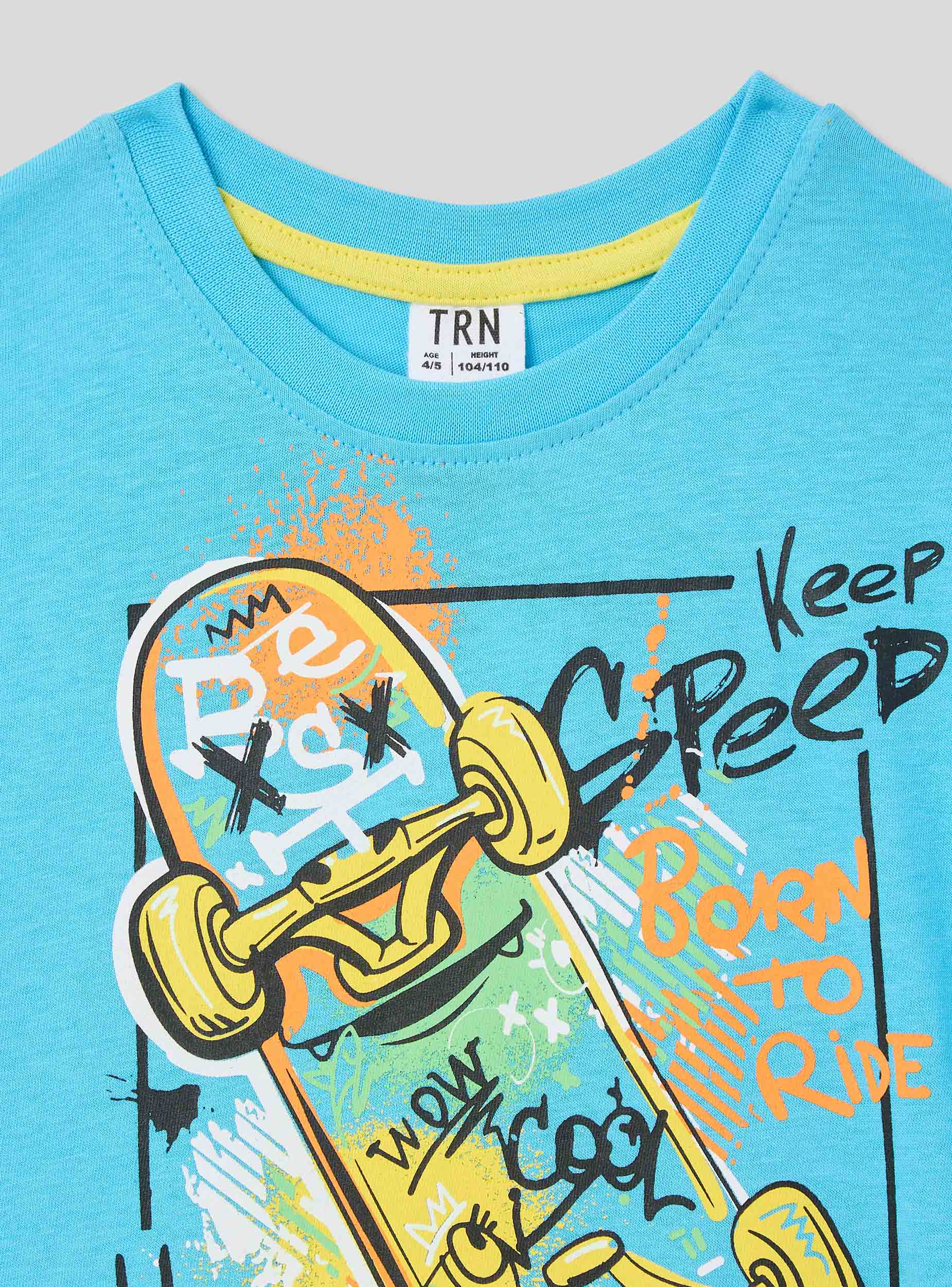 T-shirt con stampa skate - Image 6