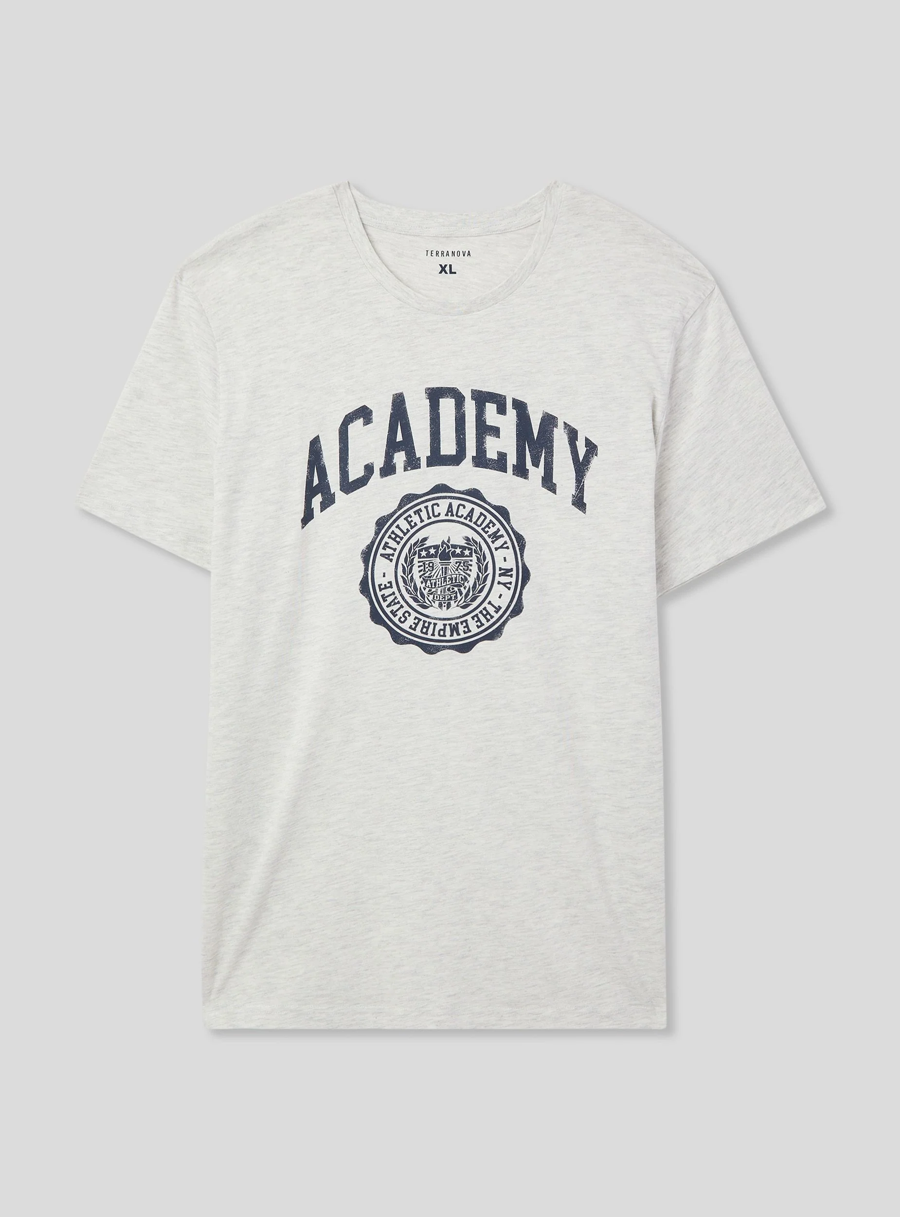 T-shirt con stampa stile college - Image 4