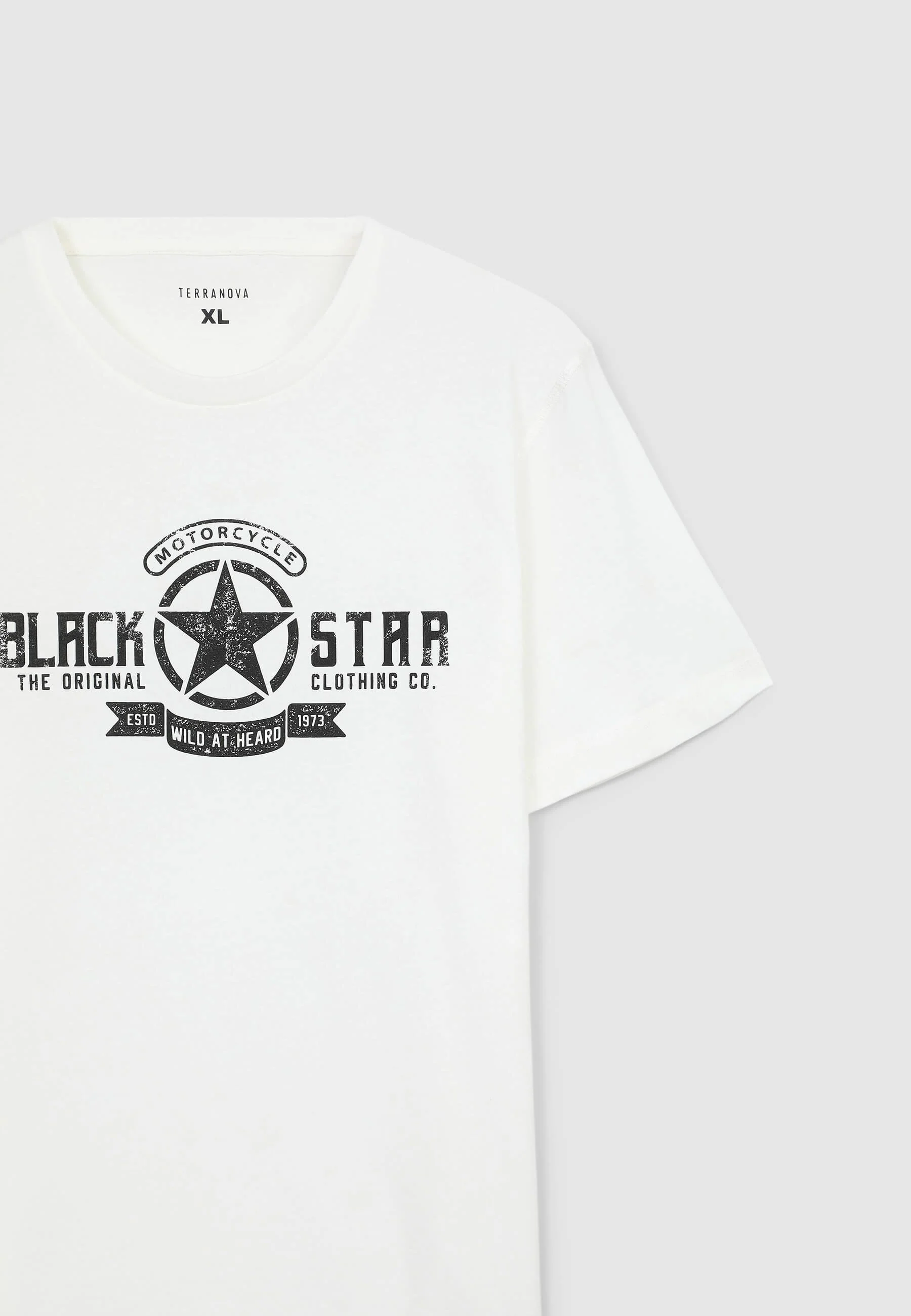 T-shirt con stampa tema motociclista - Image 3