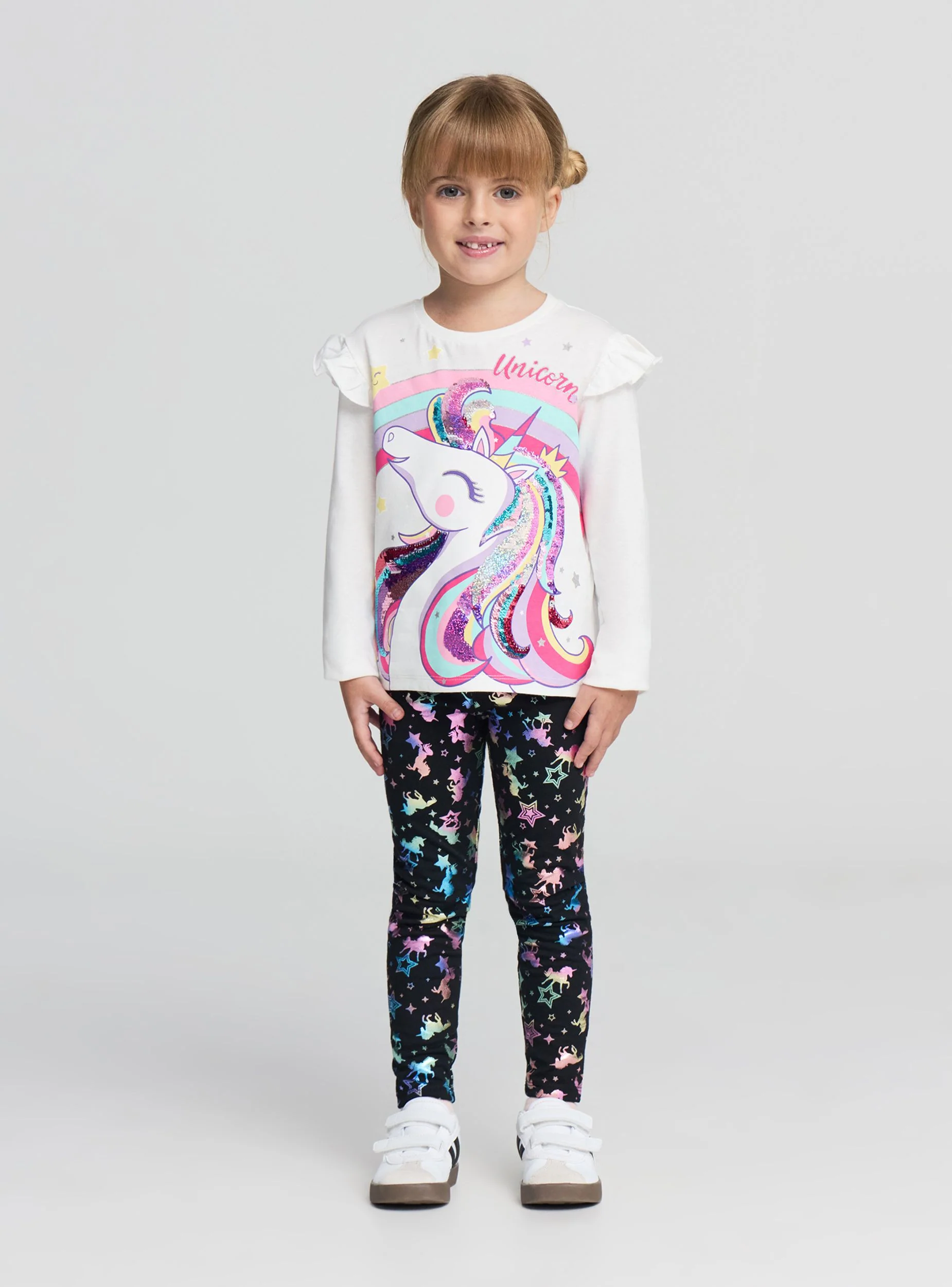 T-shirt con stampa unicorno - Image 2