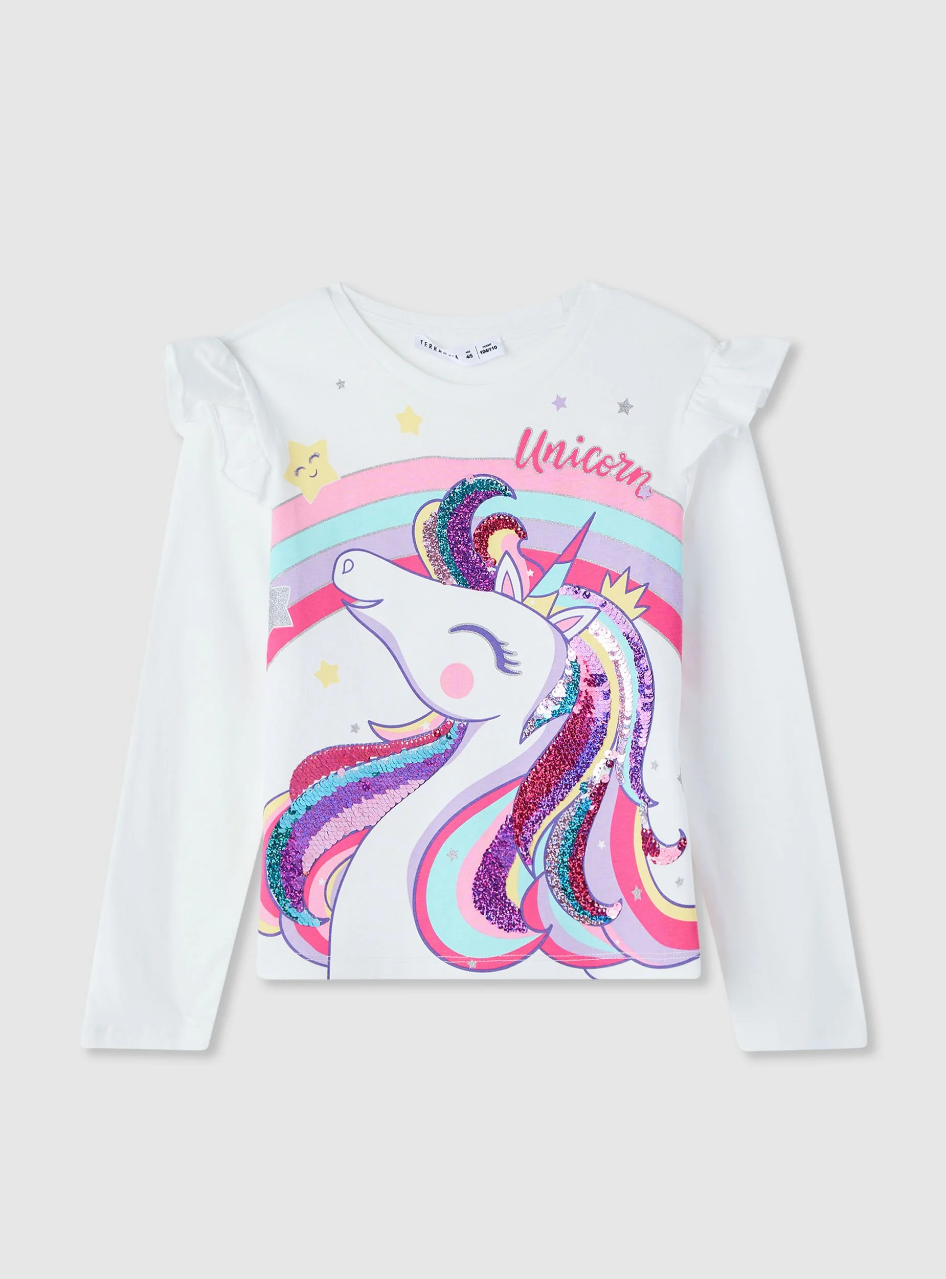 T-shirt con stampa unicorno - Image 4