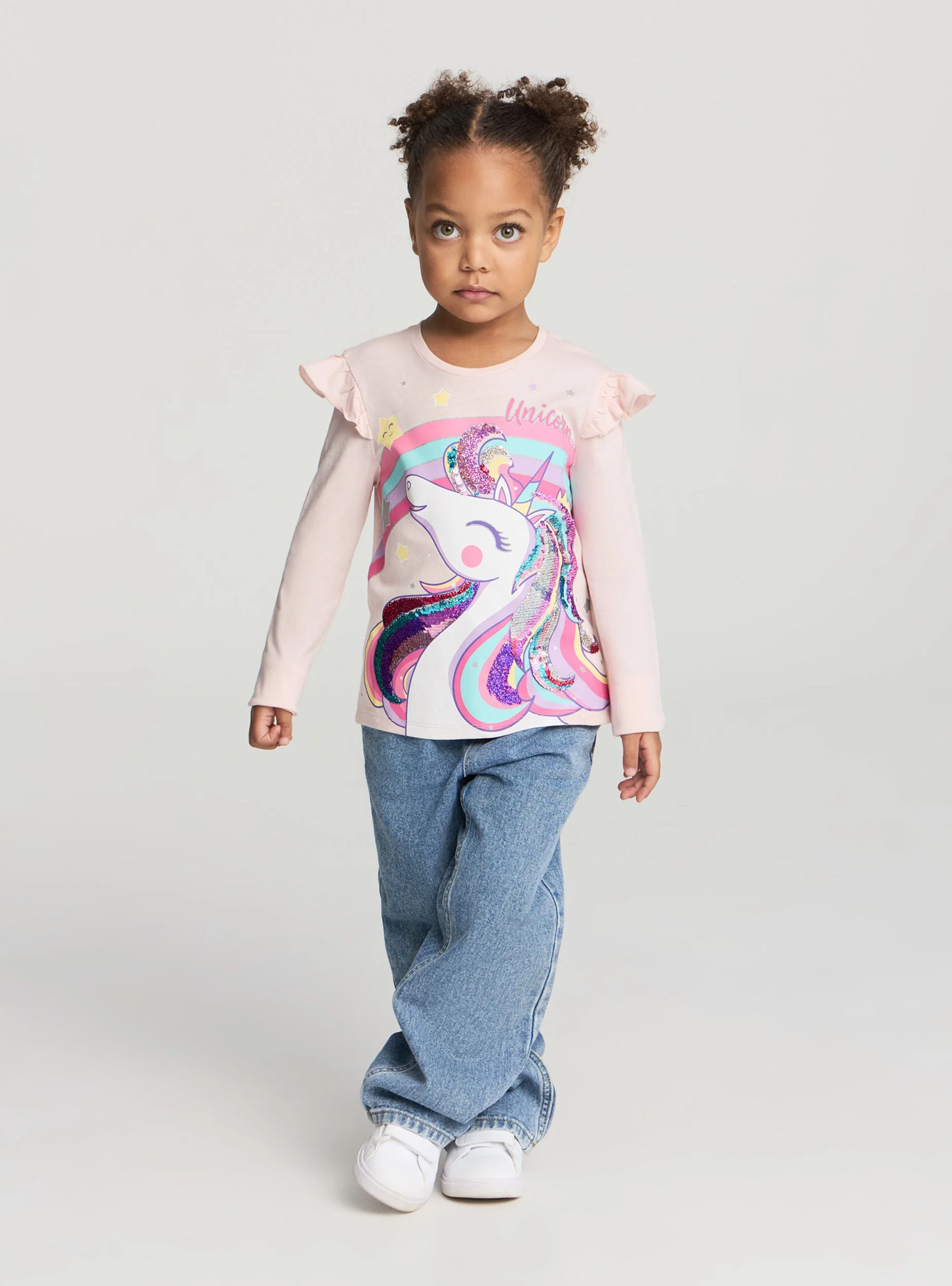 T-shirt con stampa unicorno - Image 2