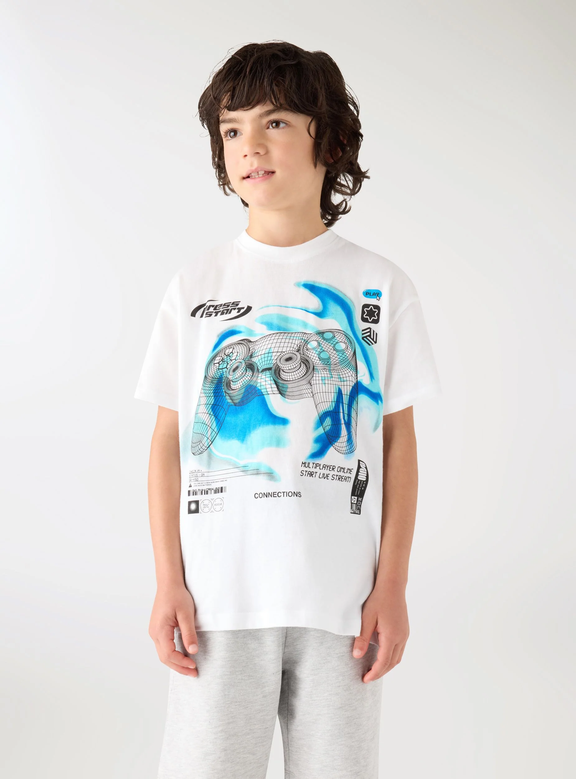 T-shirt con stampa videogame - Image 2