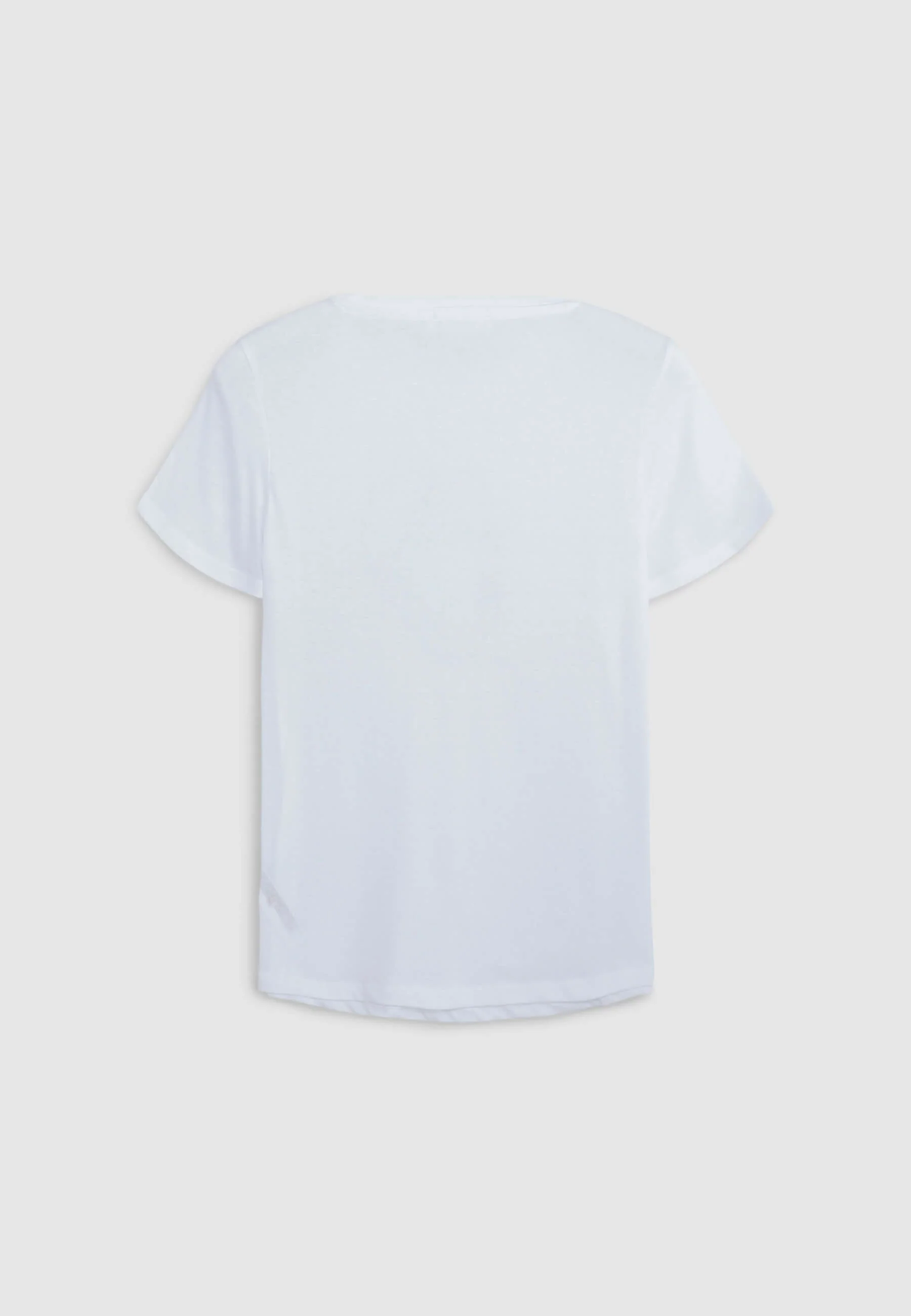 T-shirt con stampa volto astratto - Image 6