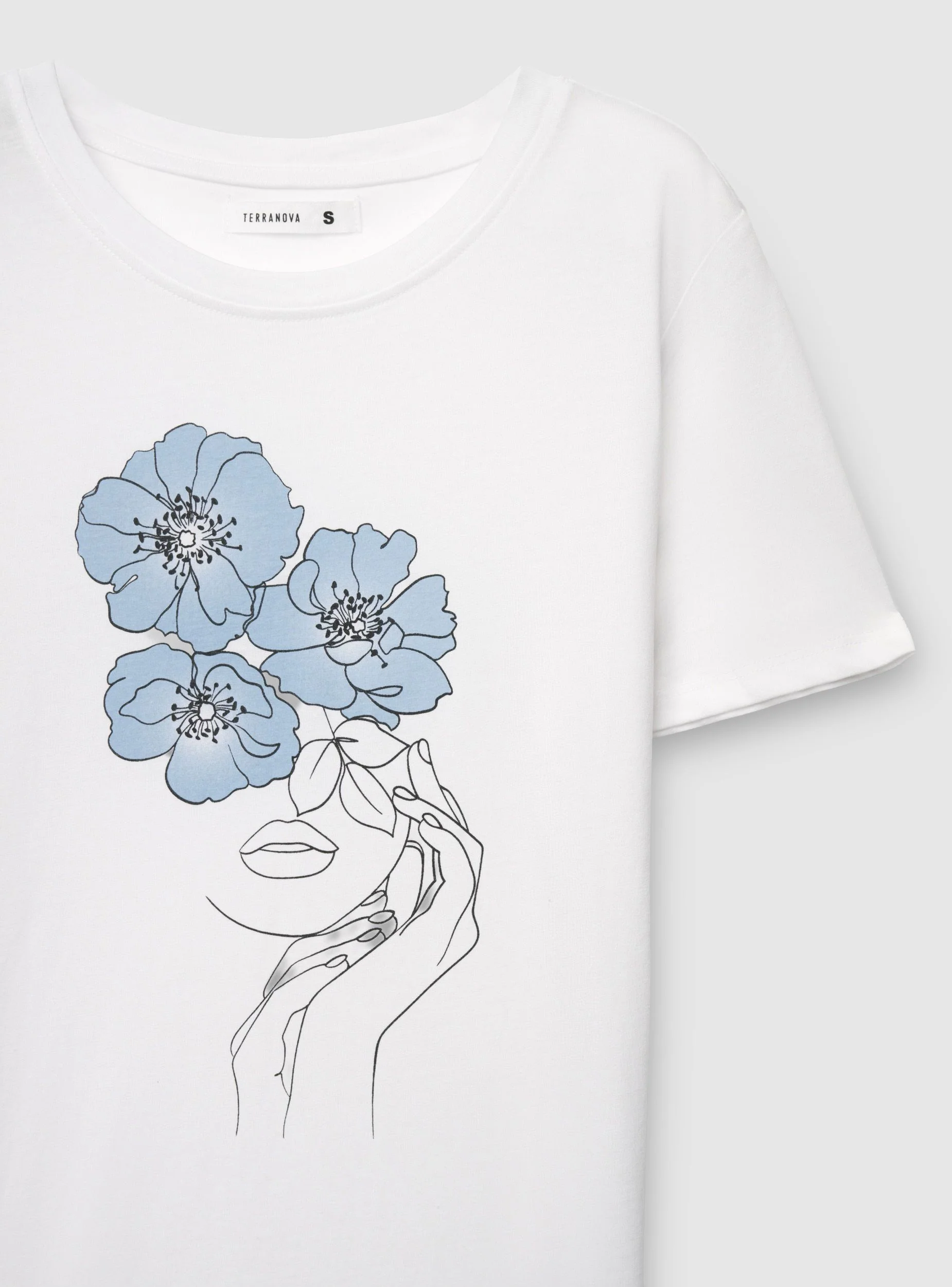 T-shirt con stampa volto - Image 5