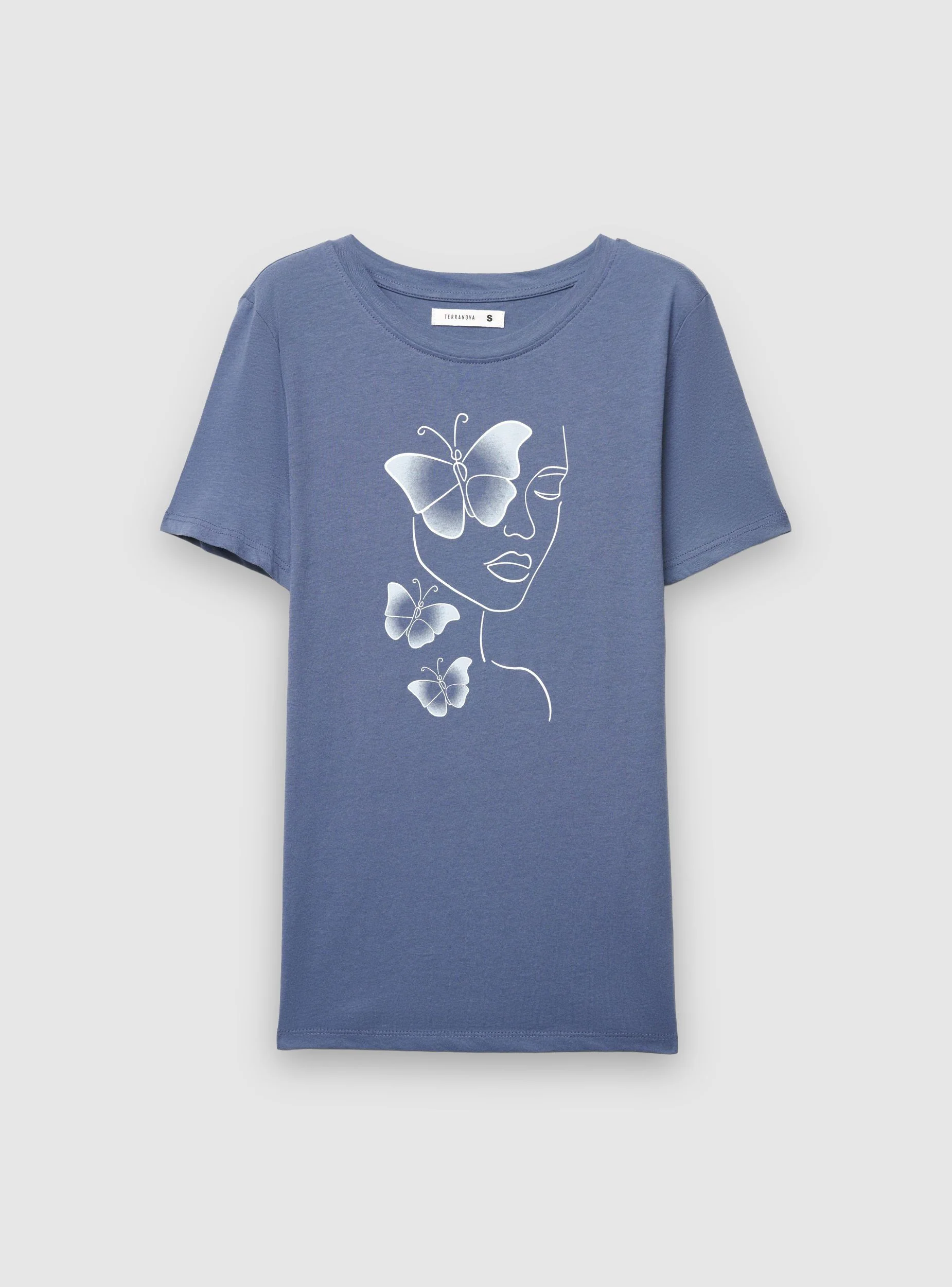 T-shirt con stampa volto - Image 5
