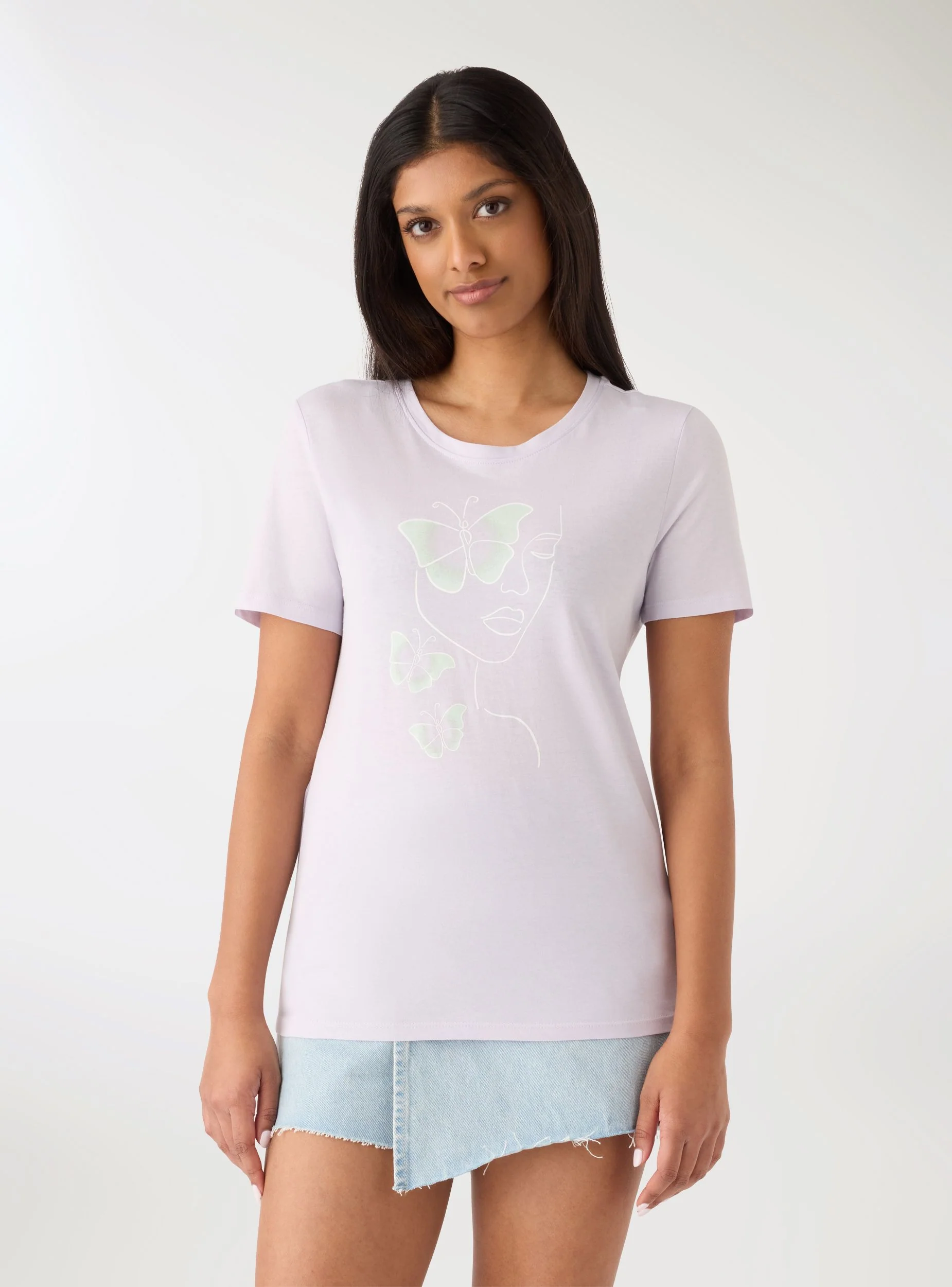 T-shirt con stampa volto - Image 3