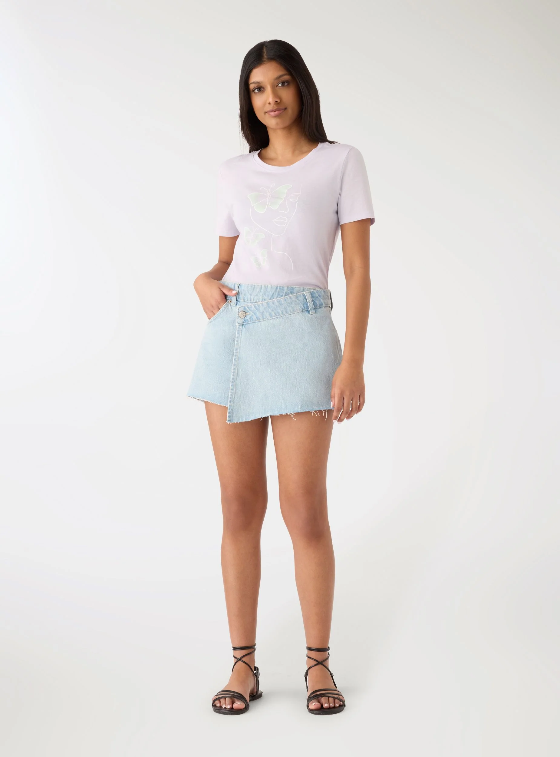 T-shirt con stampa volto - Image 4