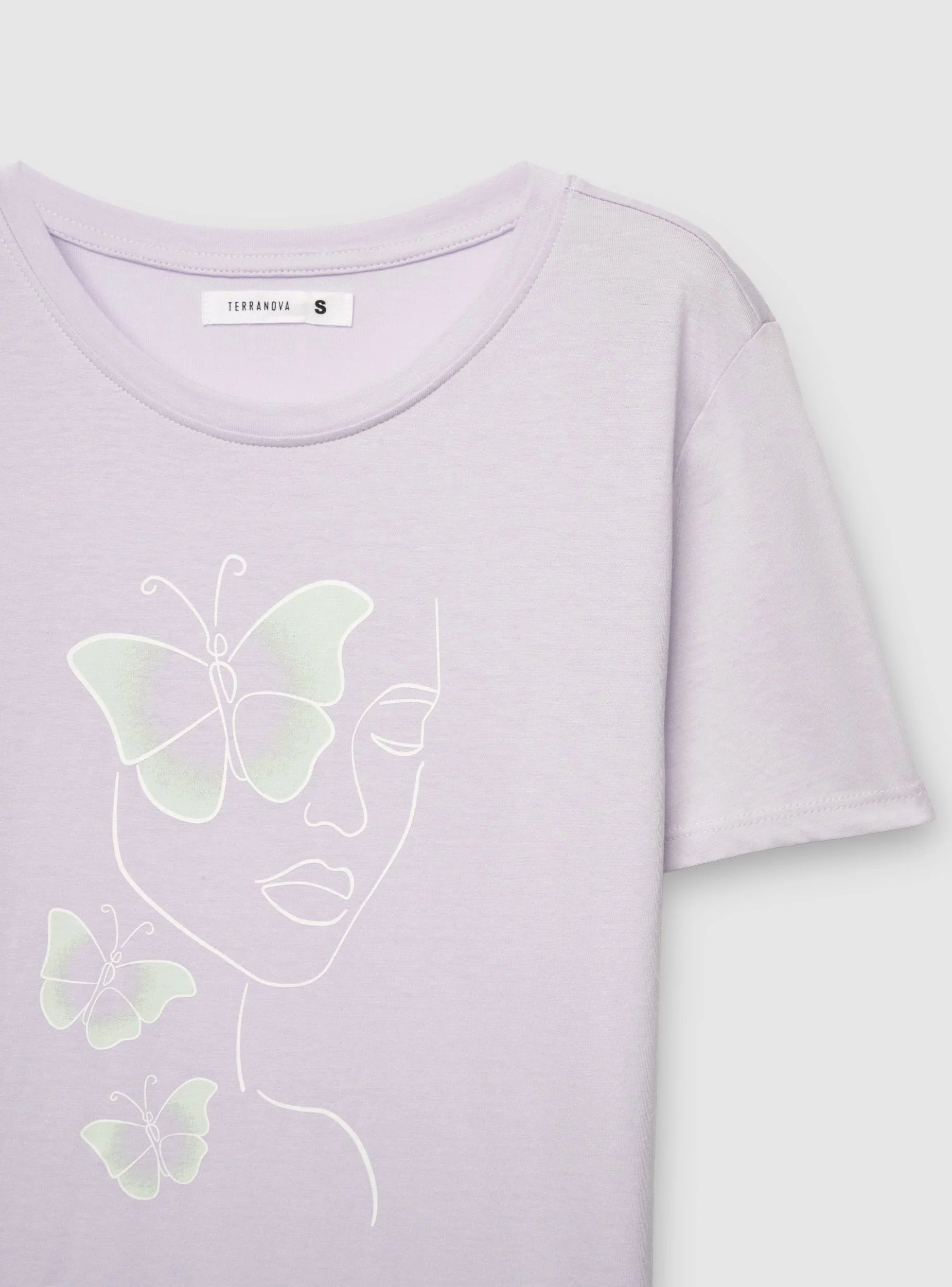 T-shirt con stampa volto - Image 7