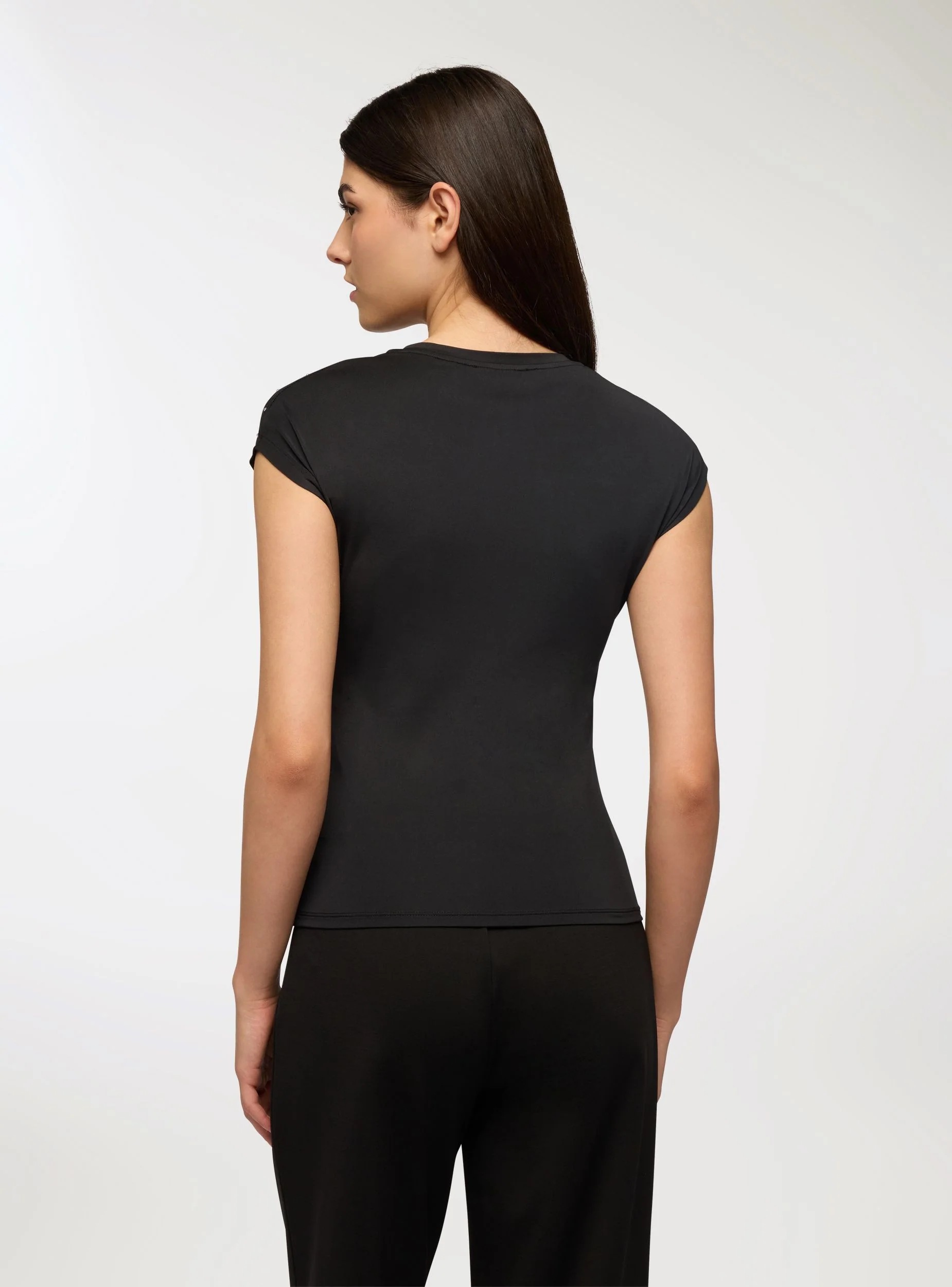 T-shirt con strass - Image 2